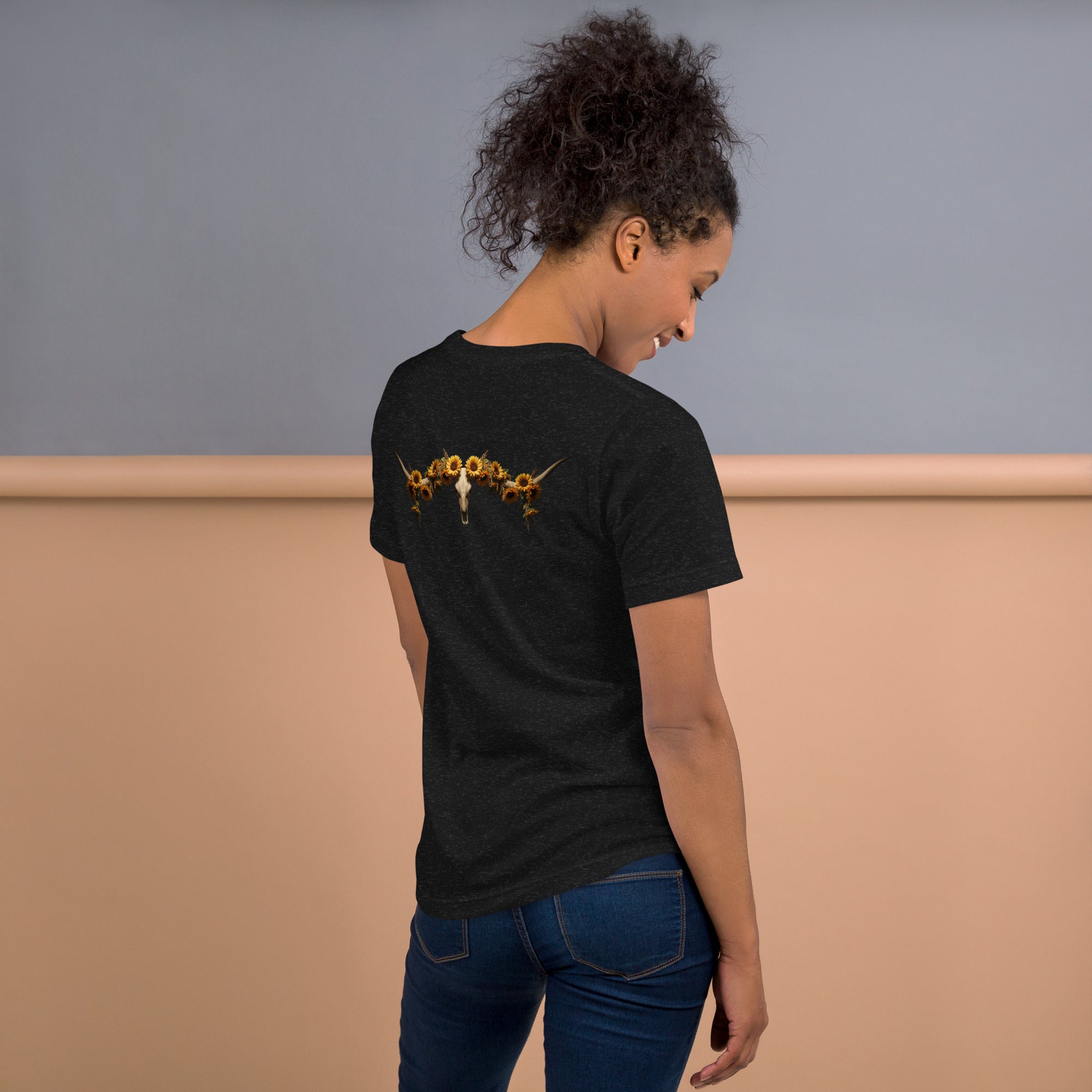 Sunflowers & Steer Unisex T-Shirt - ThatBoutqiueStore