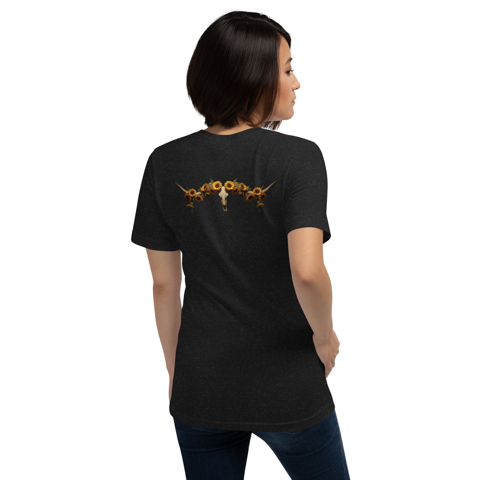 Sunflowers & Steer Unisex T-Shirt - ThatBoutqiueStore