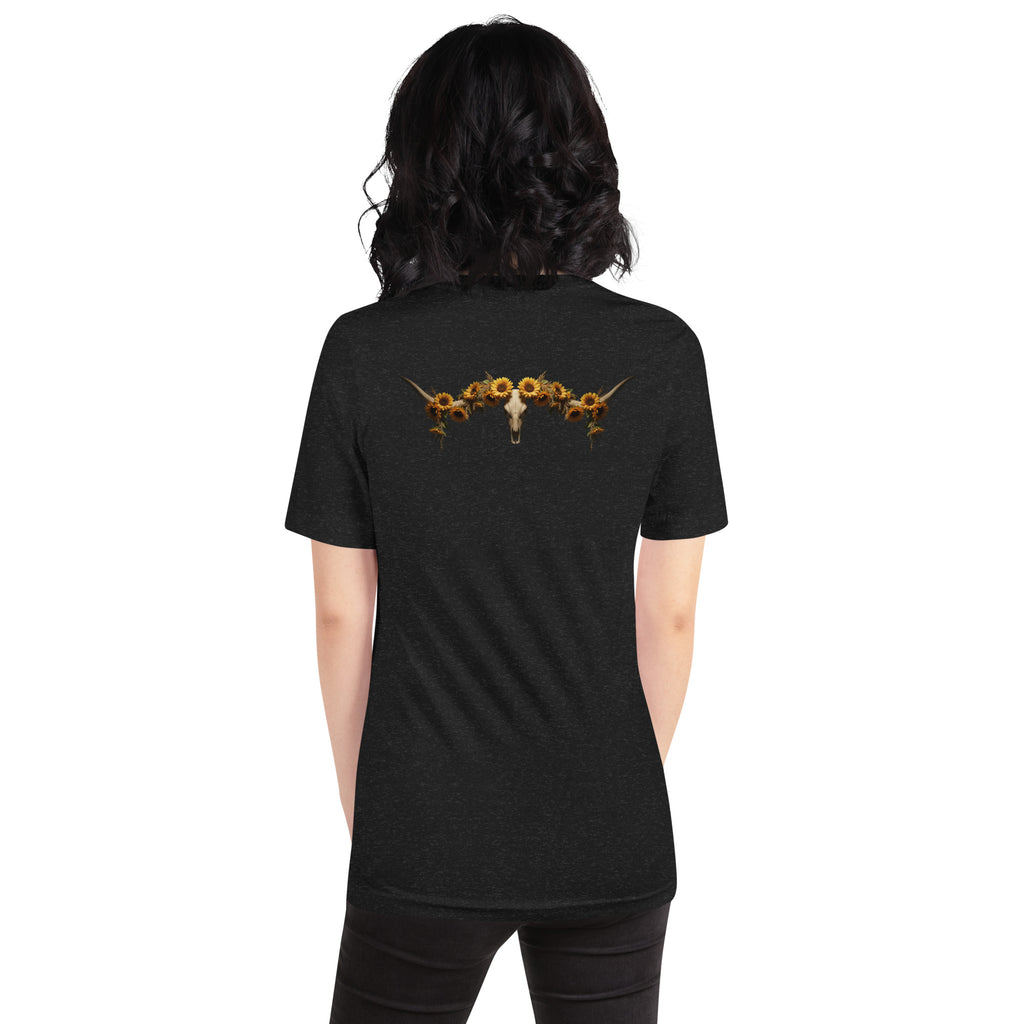 Sunflowers & Steer Unisex T-Shirt - ThatBoutqiueStore
