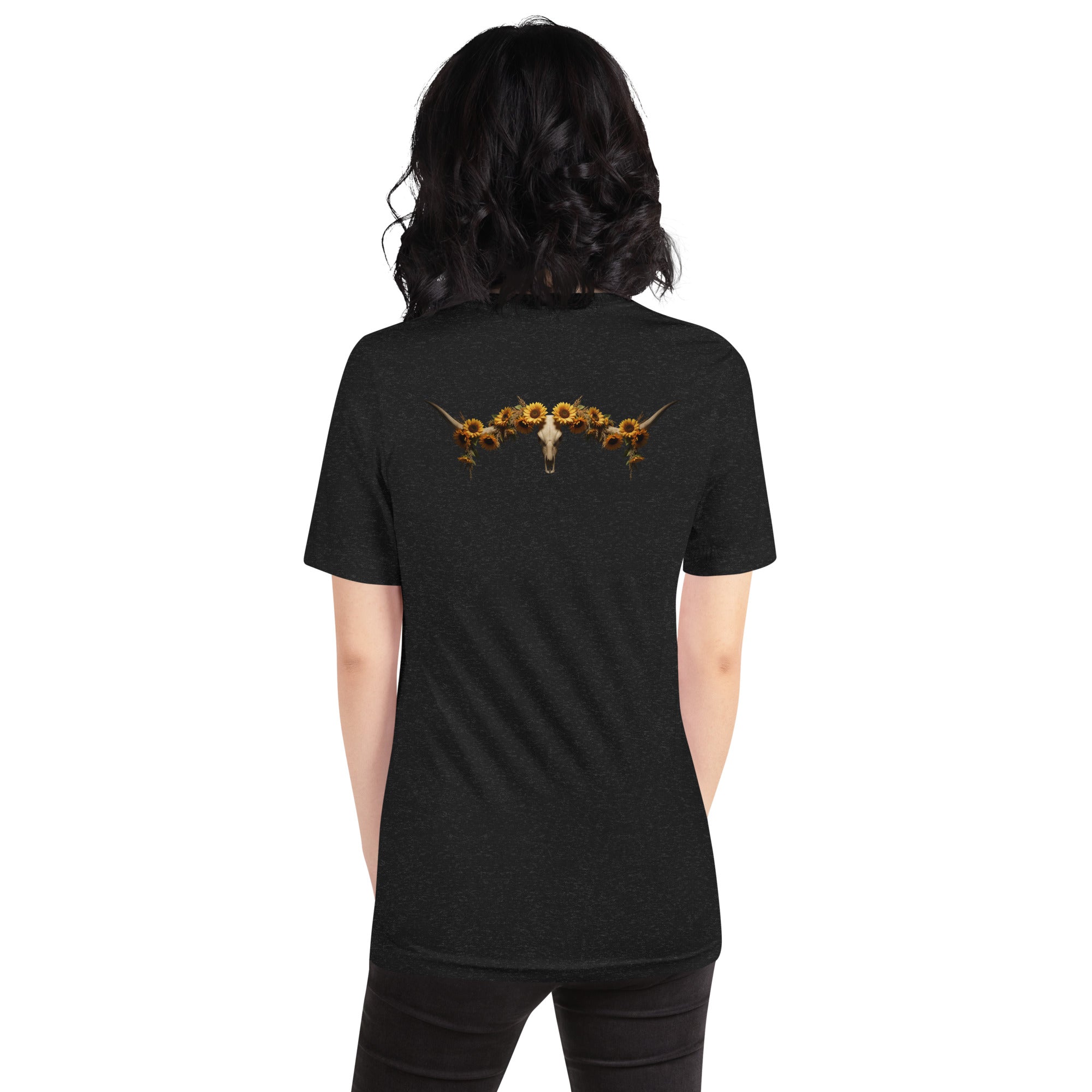 Sunflowers & Steer Unisex T-Shirt - ThatBoutqiueStore