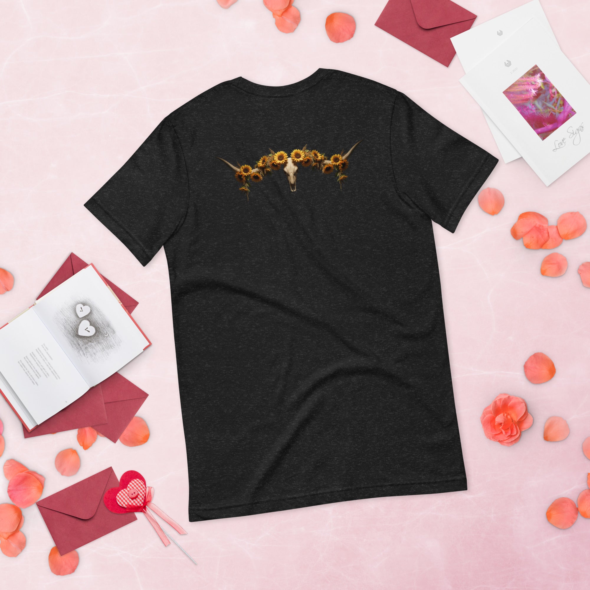 Sunflowers & Steer Unisex T-Shirt - ThatBoutqiueStore