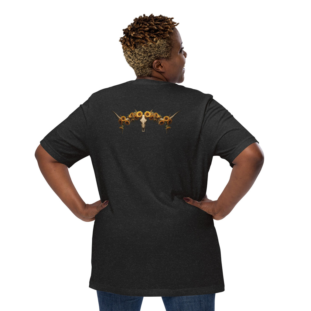 Sunflowers & Steer Unisex T-Shirt - ThatBoutqiueStore
