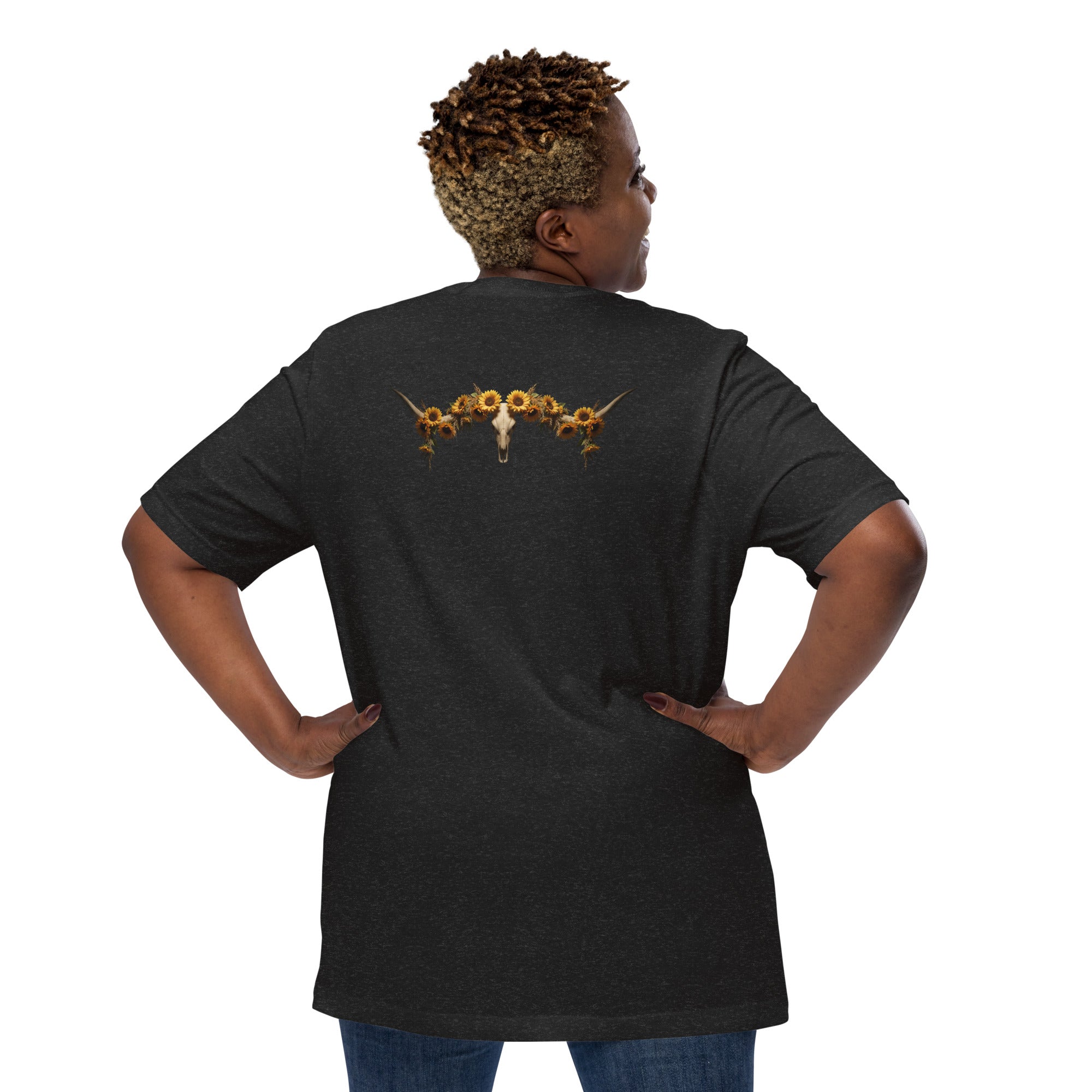 Sunflowers & Steer Unisex T-Shirt - ThatBoutqiueStore