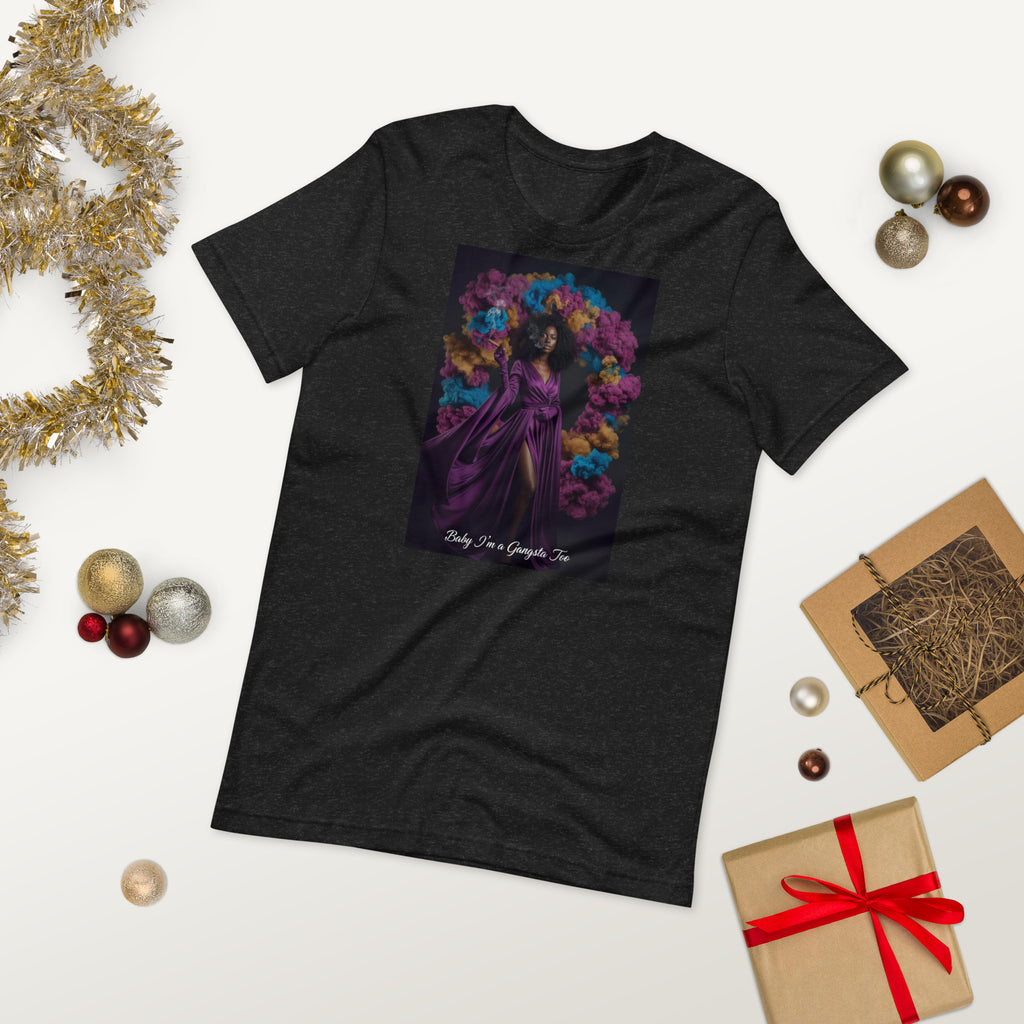 Lady G Baby I'm A Gangsta Too with back print Unisex t-shirt - ThatBoutqiueStore