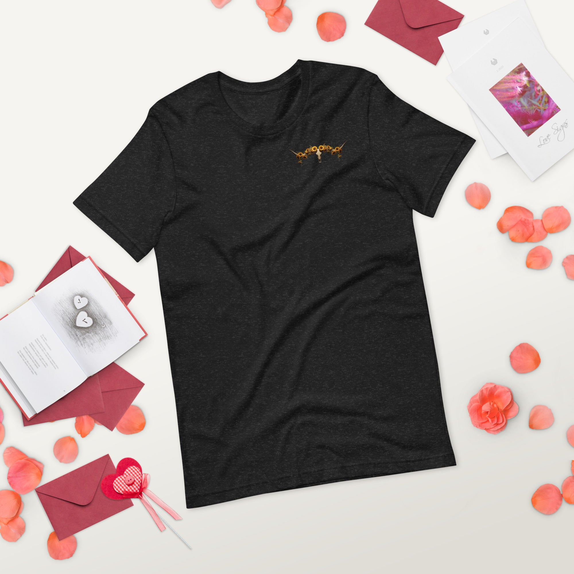 Sunflowers & Steer Unisex T-Shirt - ThatBoutqiueStore