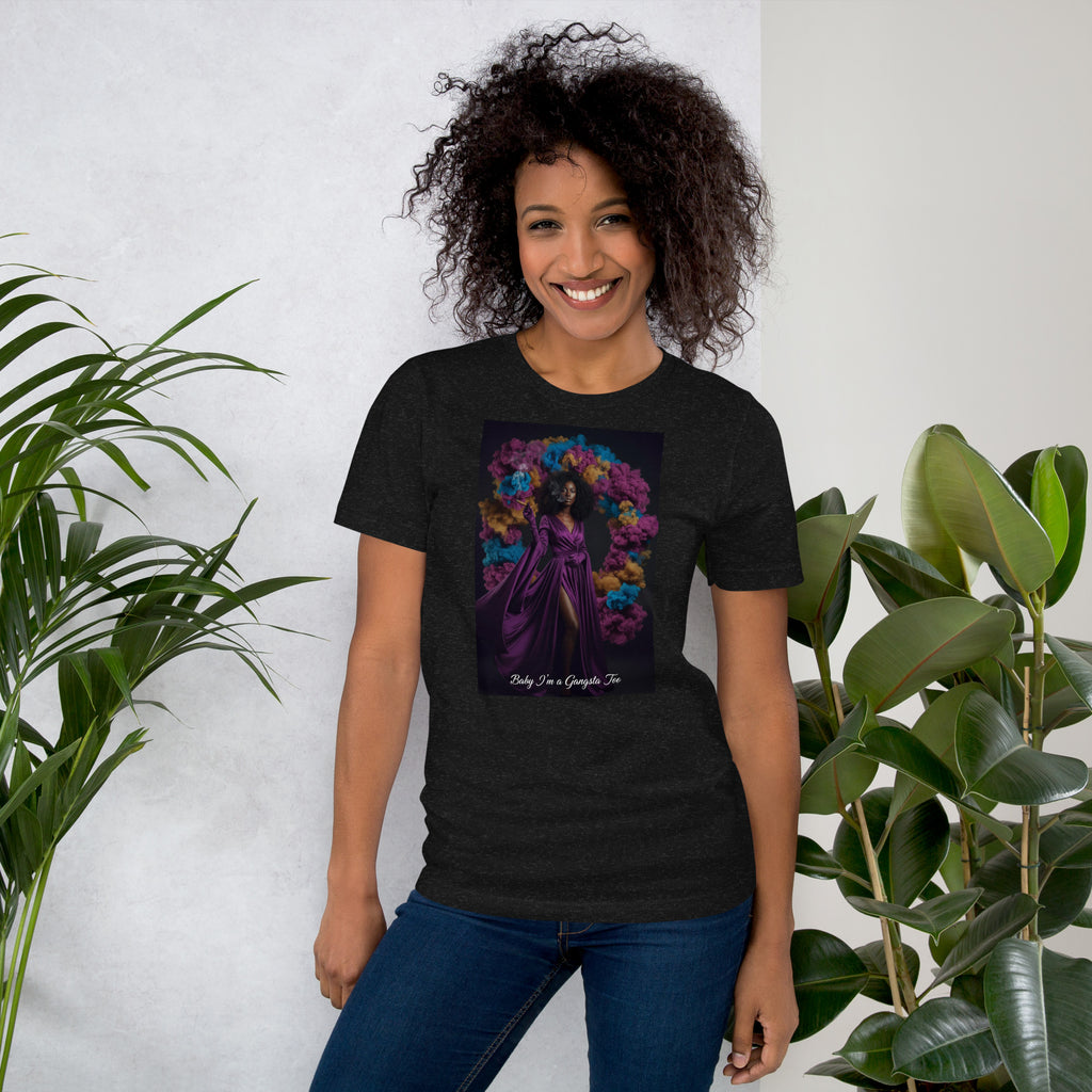Lady G Baby I'm A Gangsta Too with back print Unisex t-shirt - ThatBoutqiueStore
