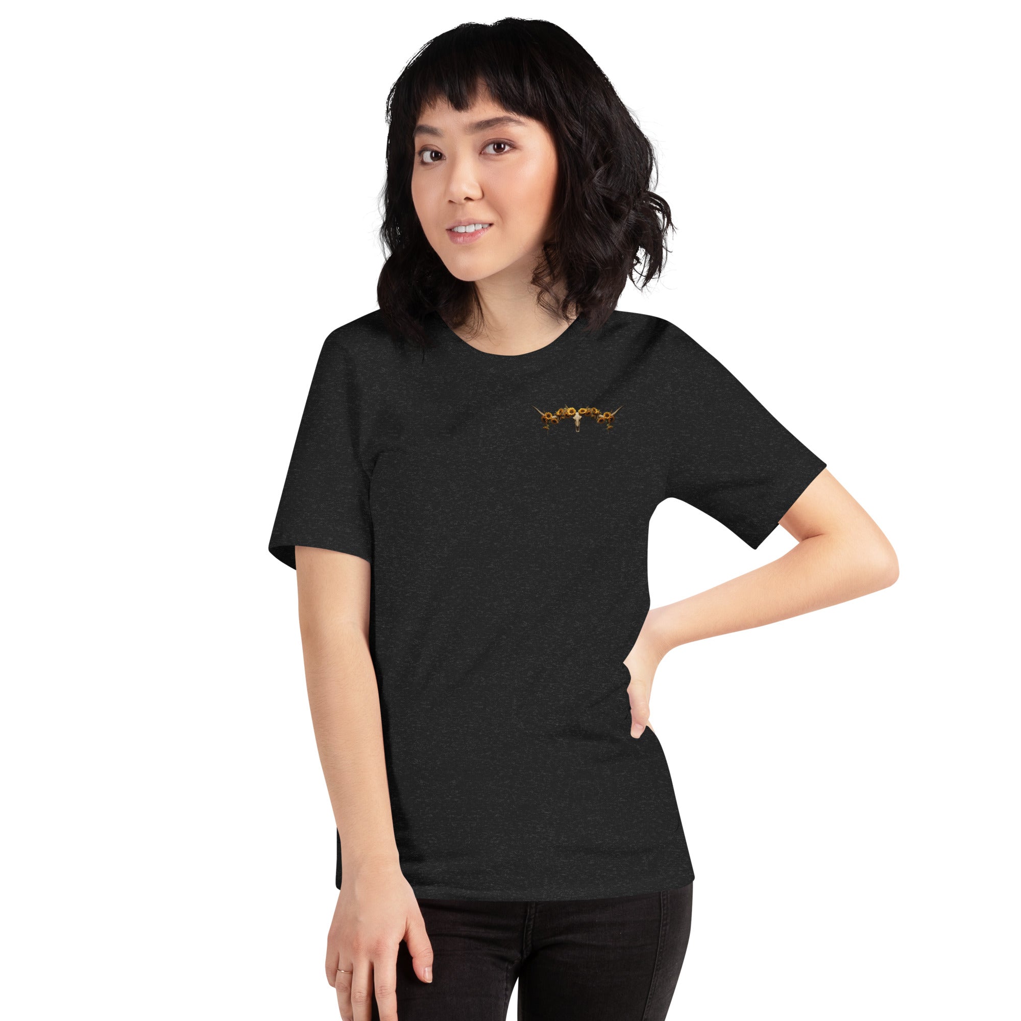 Sunflowers & Steer Unisex T-Shirt - ThatBoutqiueStore