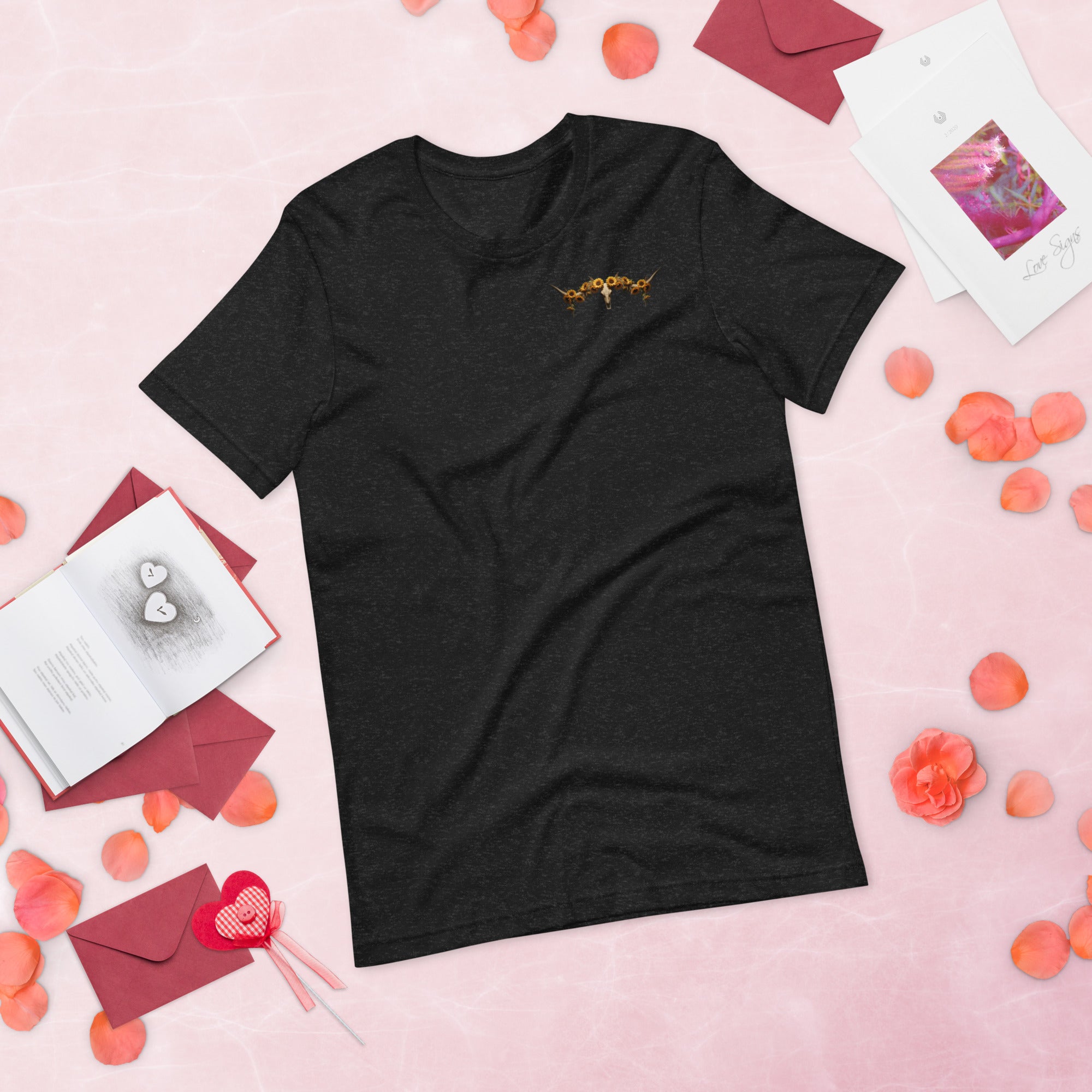 Sunflowers & Steer Unisex T-Shirt - ThatBoutqiueStore