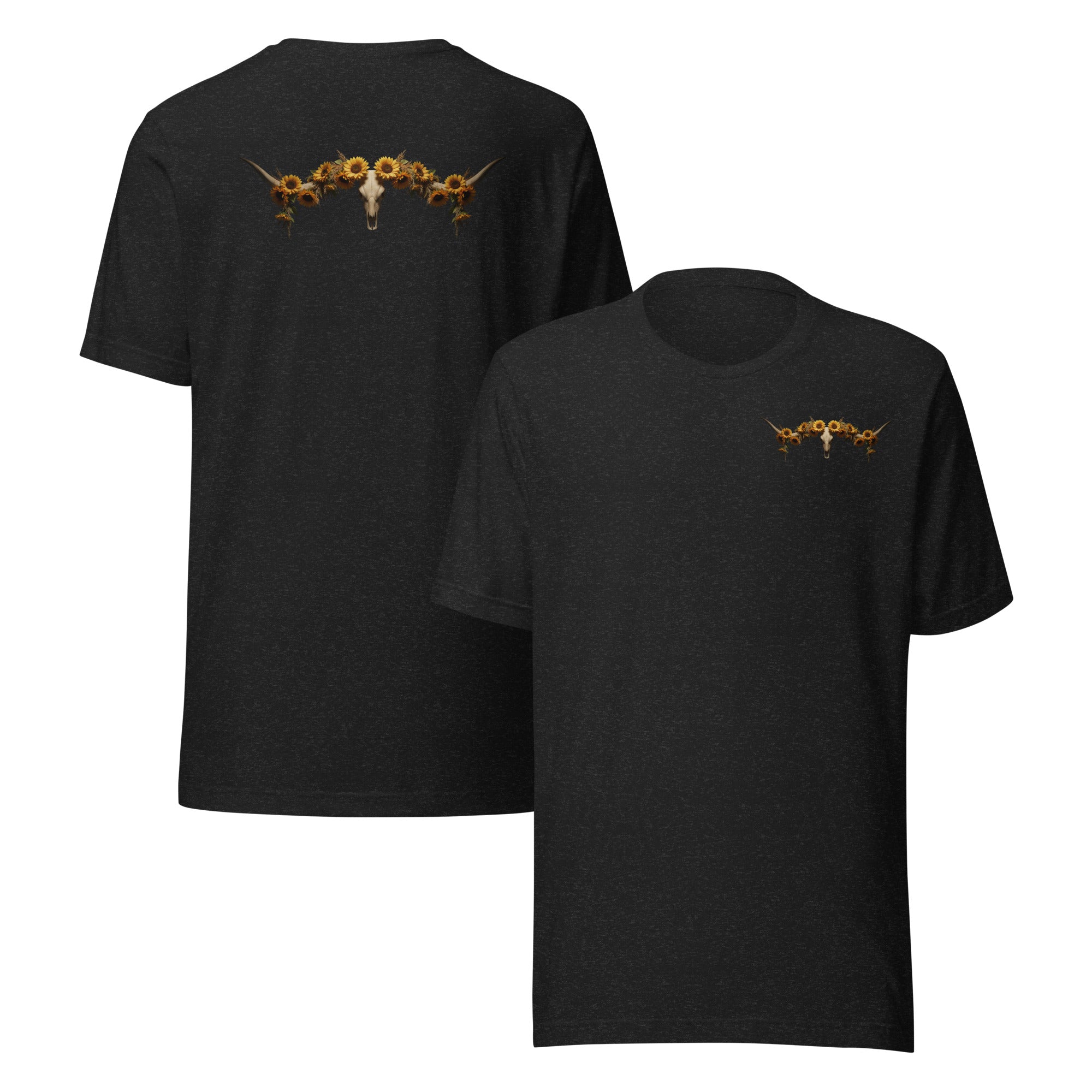 Sunflowers & Steer Unisex T-Shirt - ThatBoutqiueStore