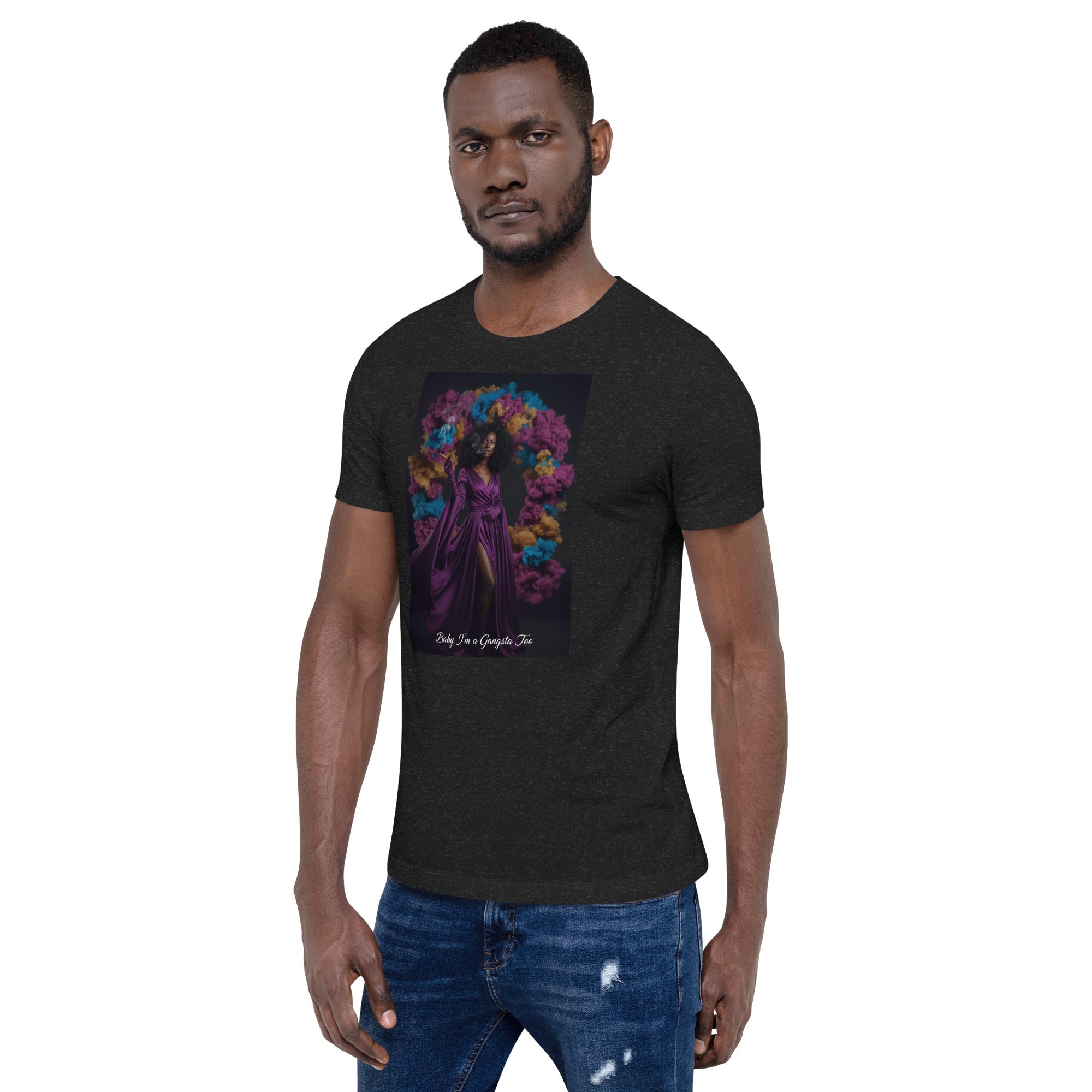 Lady G Baby I'm A Gangsta Too with back print Unisex t-shirt - ThatBoutqiueStore