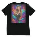 Glamorous Woman in Colorful Smoke T-Shirt - ThatBoutqiueStore