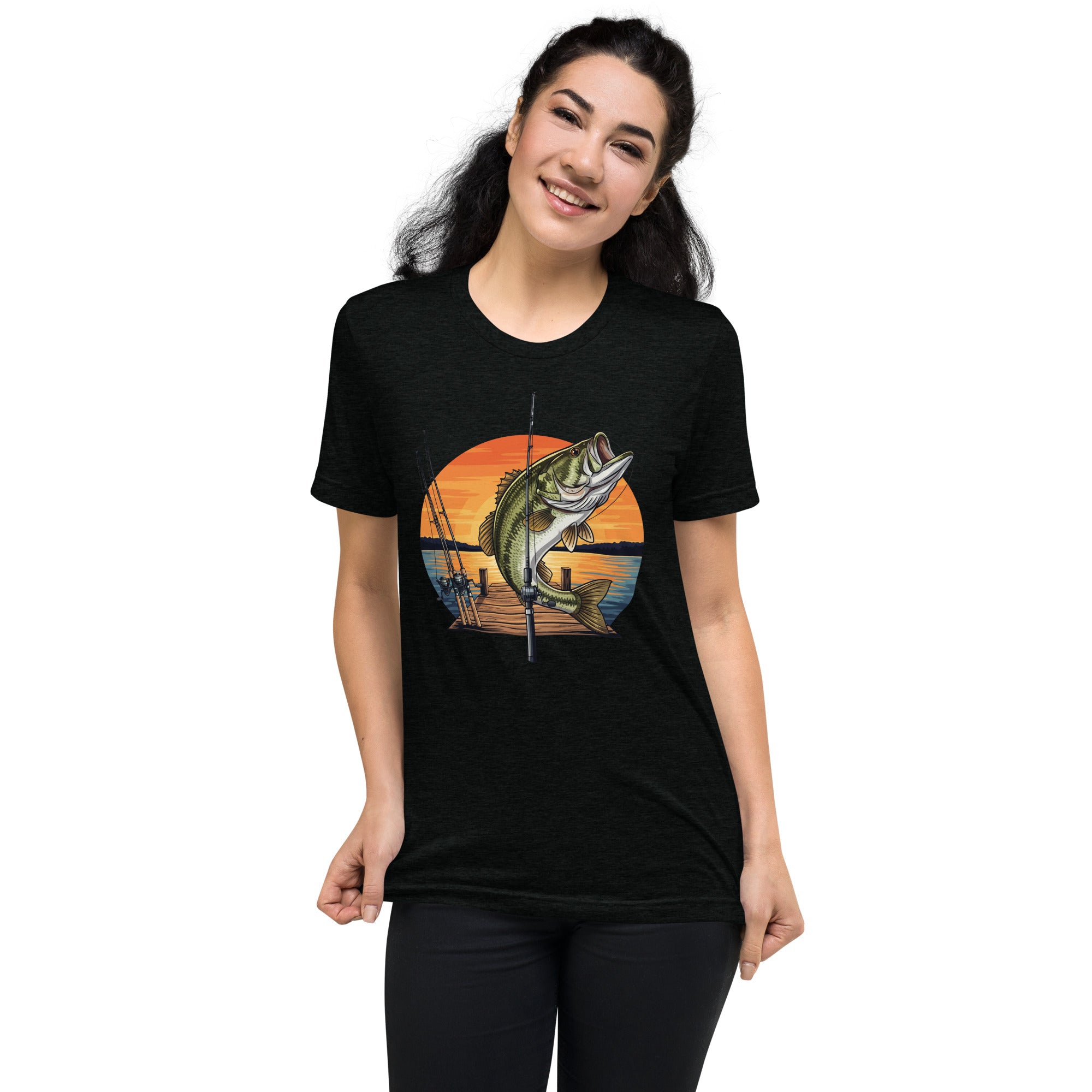 Bass Eaters Club on back with Bass on front Short sleeve t-shirt - ThatBoutqiueStore