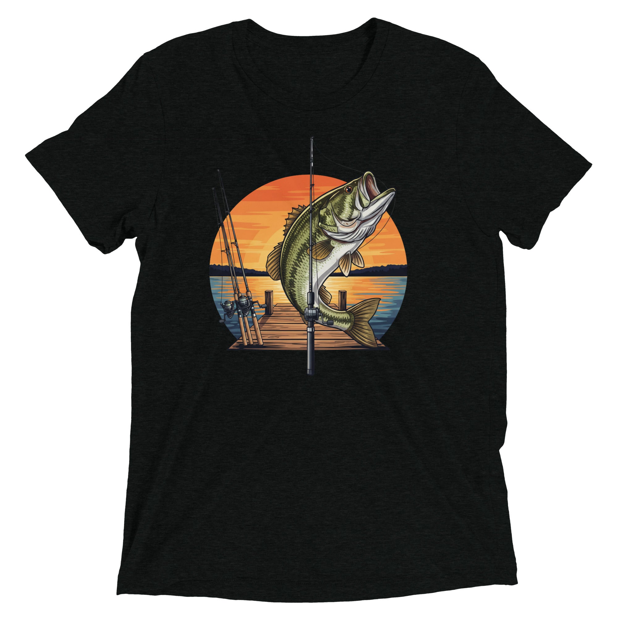 Bass Eaters Club on back with Bass on front Short sleeve t-shirt - ThatBoutqiueStore