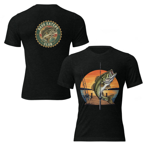 Bass Eaters Club on back with Bass on front Short sleeve t-shirt - ThatBoutqiueStore