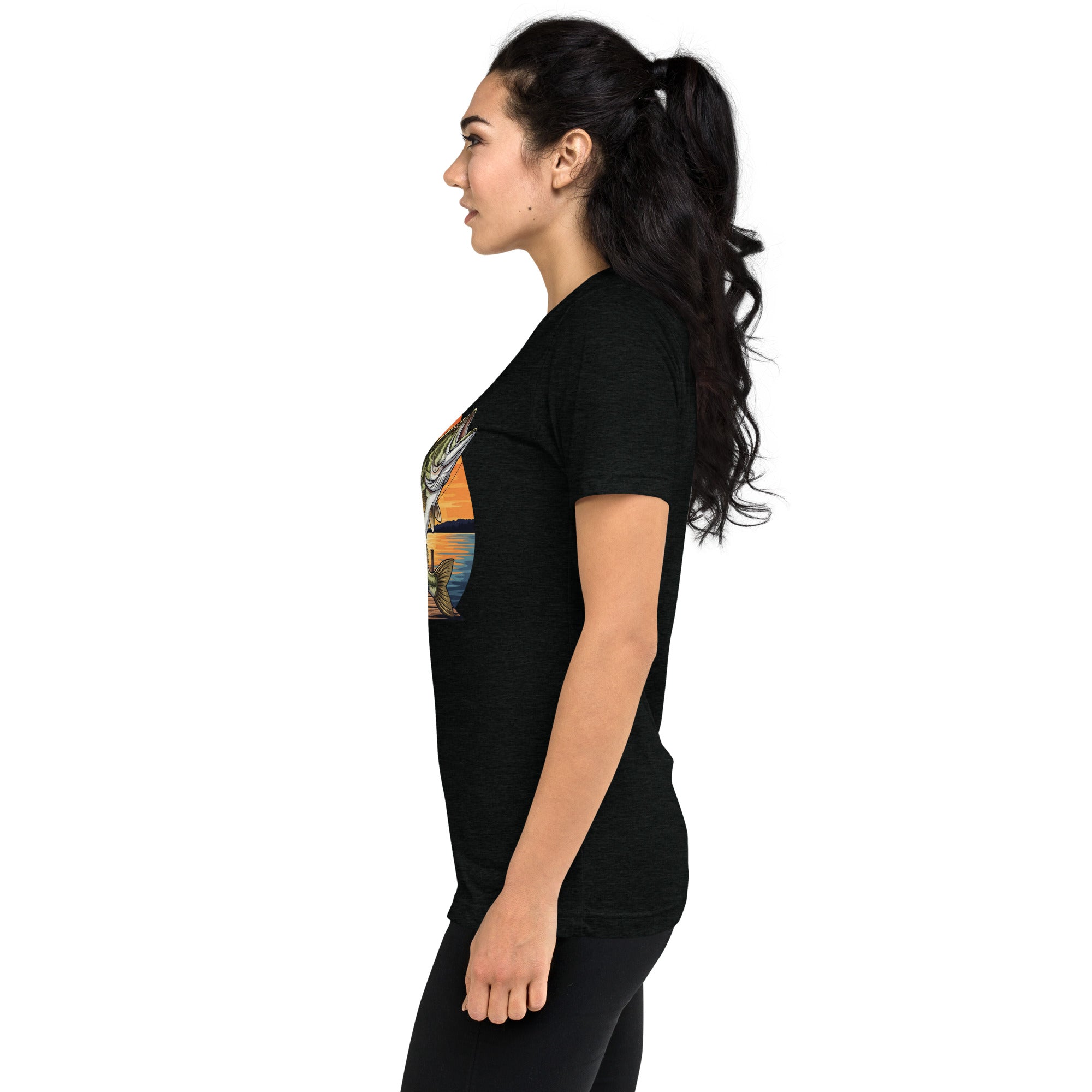 Bass Eaters Club on back with Bass on front Short sleeve t-shirt - ThatBoutqiueStore
