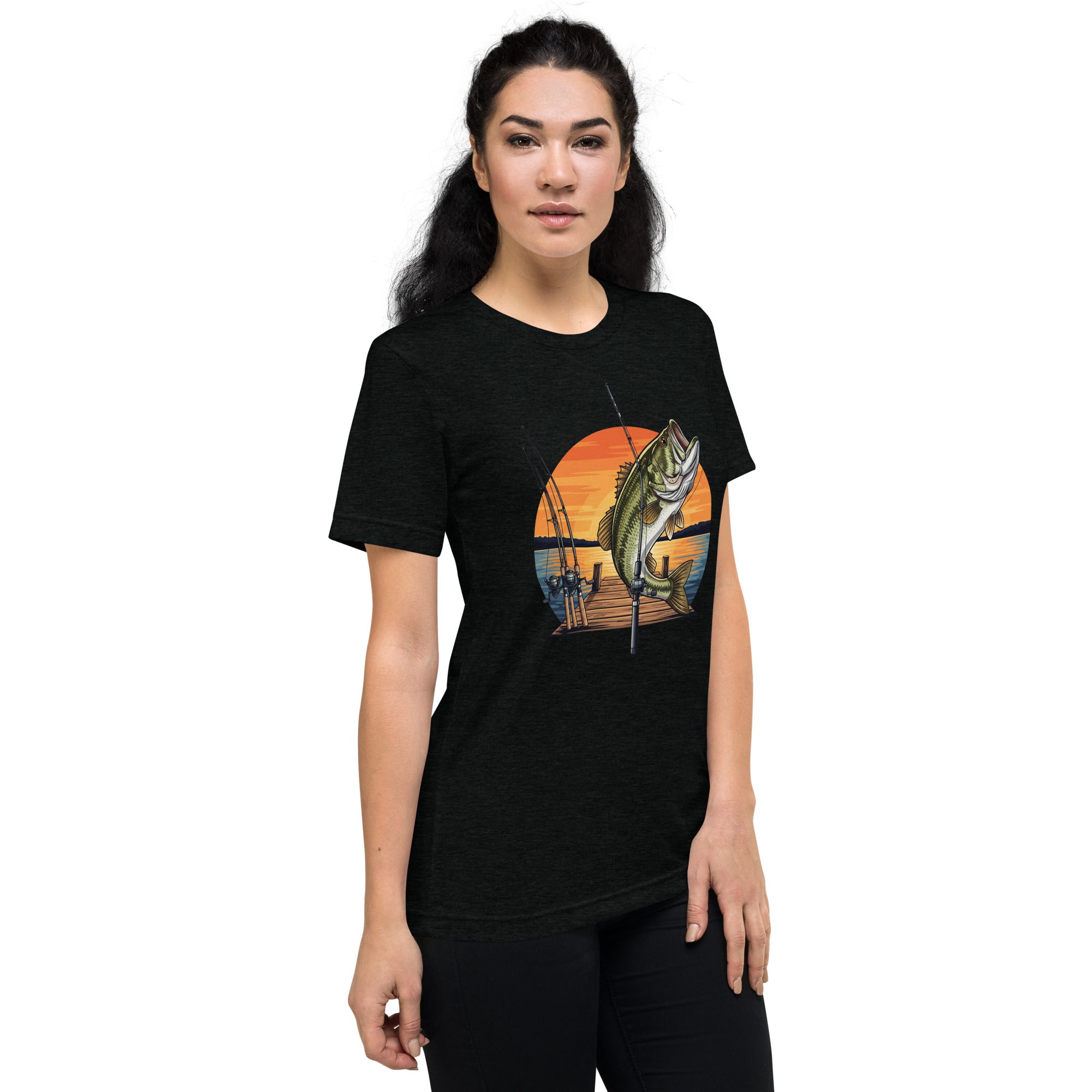 Bass Eaters Club on back with Bass on front Short sleeve t-shirt - ThatBoutqiueStore