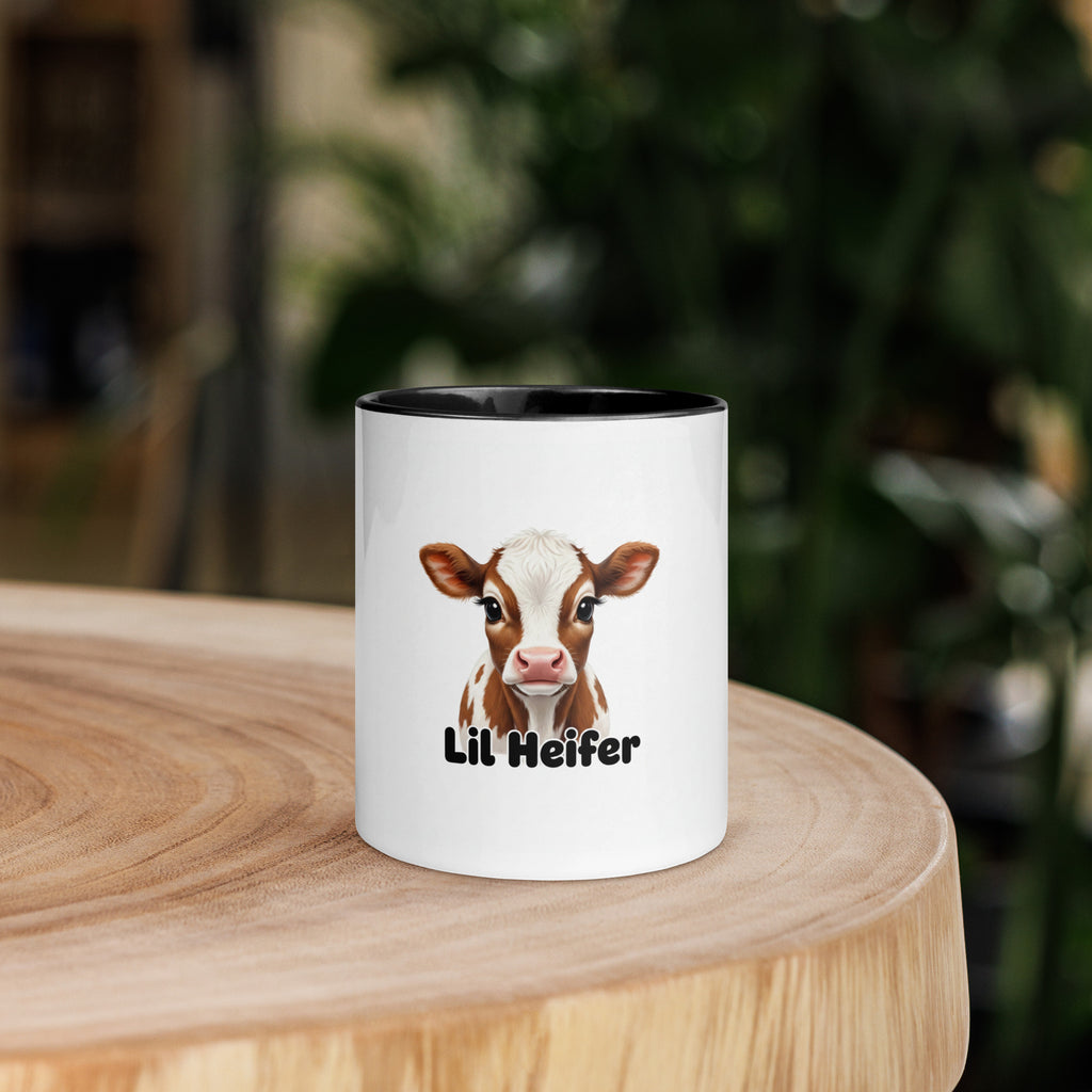 Cute Baby Heifer Mug with Color Inside - ThatBoutqiueStore