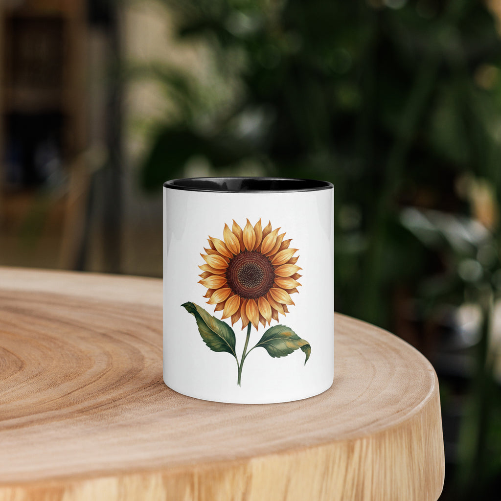 Sunflower Mug with Color Inside - ThatBoutqiueStore