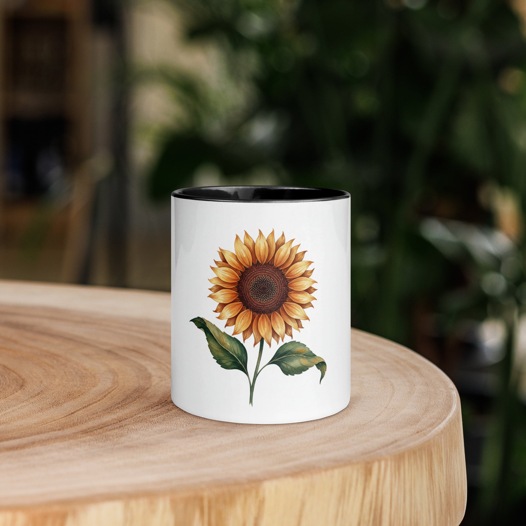 Sunflower Mug with Color Inside - ThatBoutqiueStore