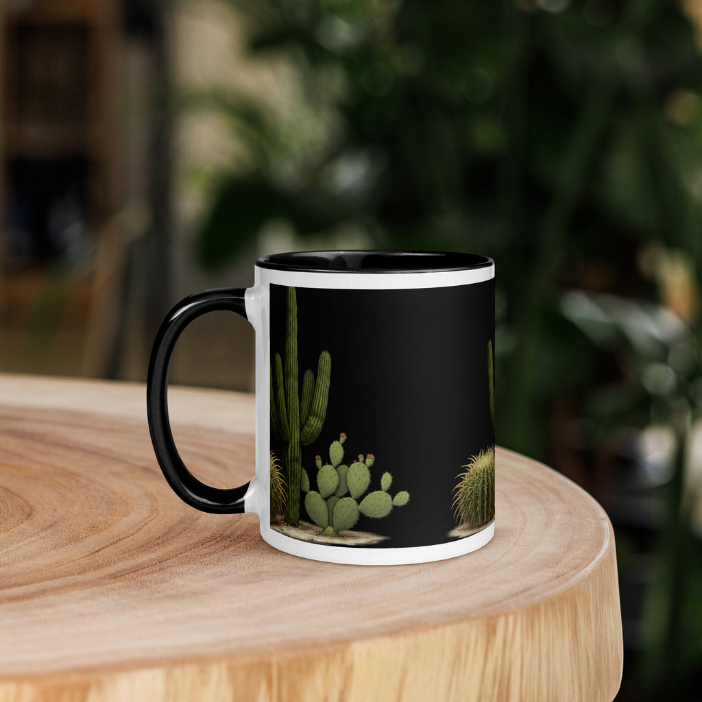Cacti & Succulents Mug with Color Inside - ThatBoutqiueStore