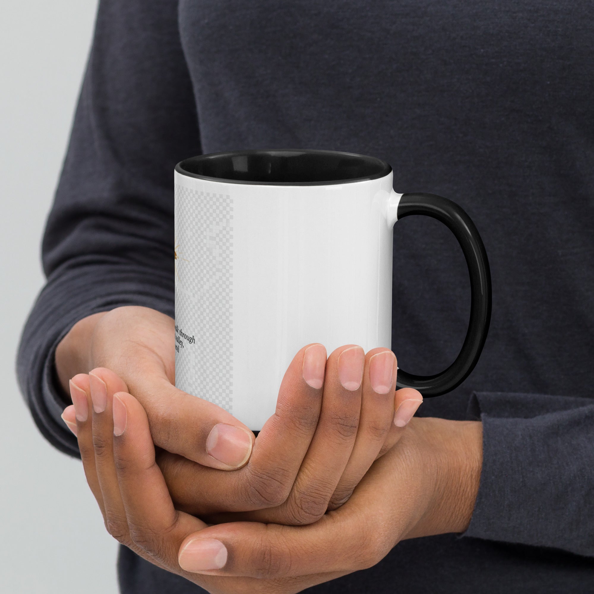 Psalm 23:4 Mug with Color Inside - ThatBoutqiueStore