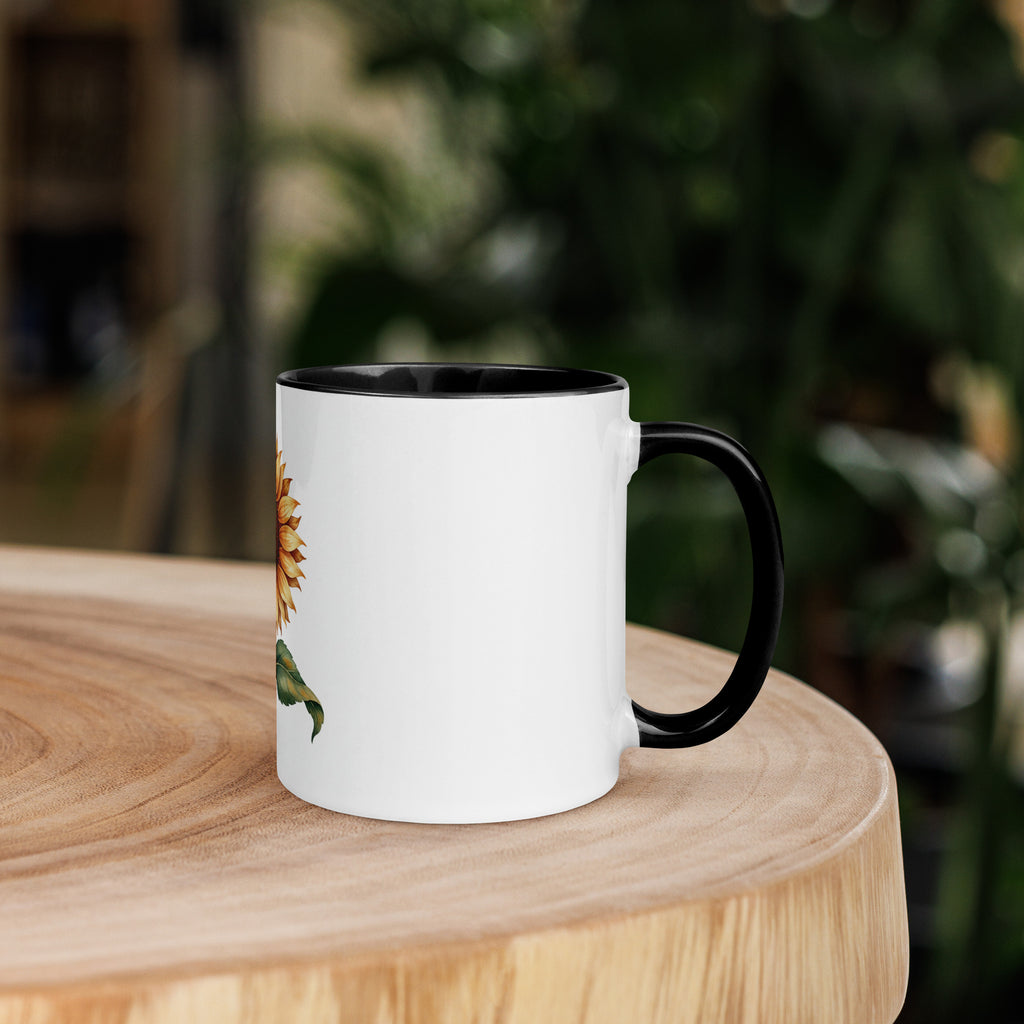 Sunflower Mug with Color Inside - ThatBoutqiueStore