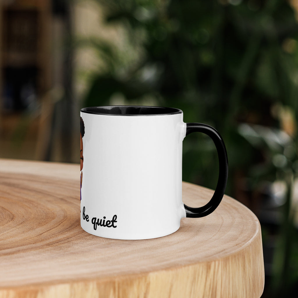 Sasshole Nation Please Be Quiet Mug with Color Inside - ThatBoutqiueStore