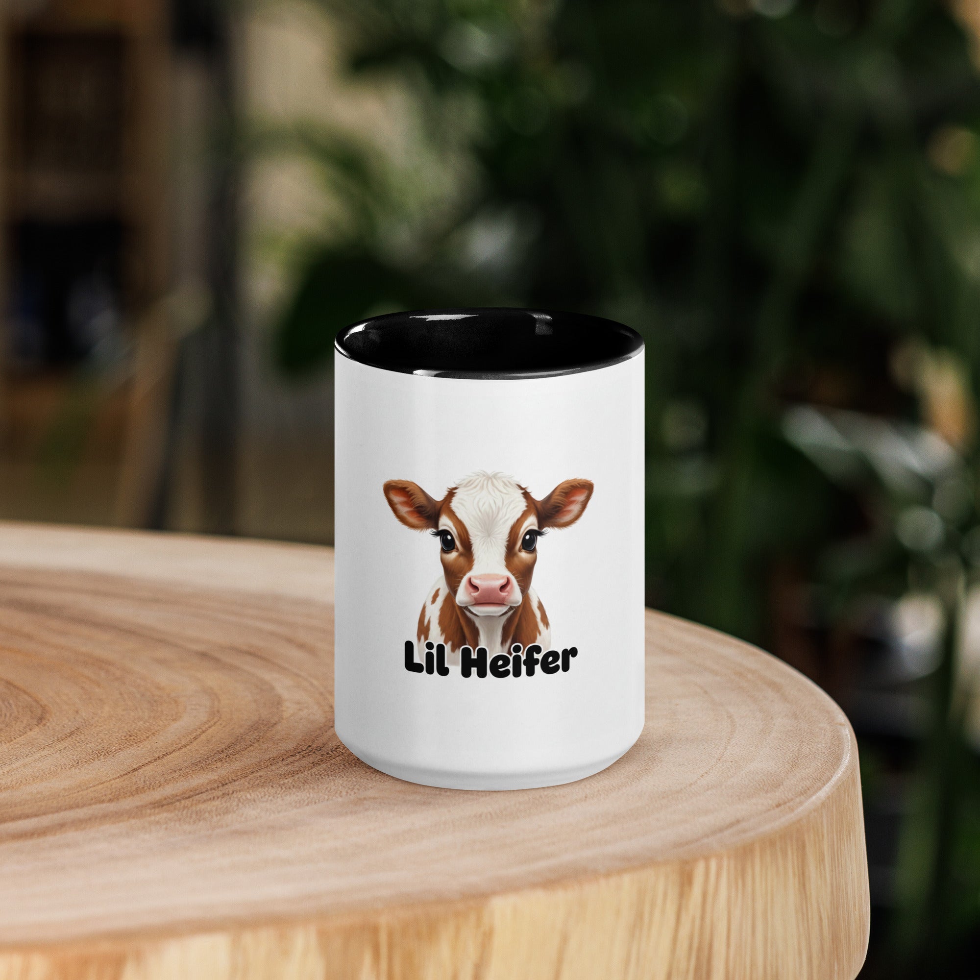 Cute Baby Heifer Mug with Color Inside - ThatBoutqiueStore
