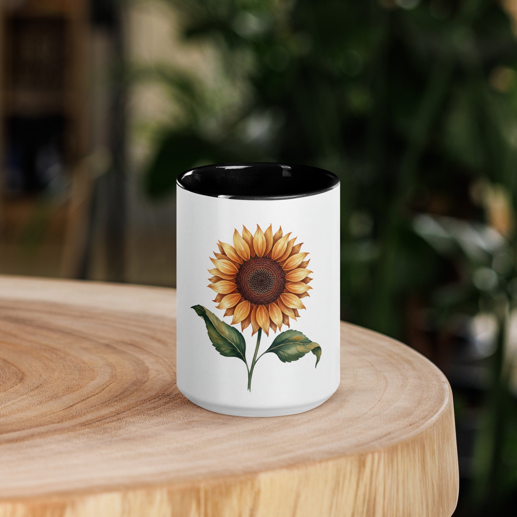 Sunflower Mug with Color Inside - ThatBoutqiueStore