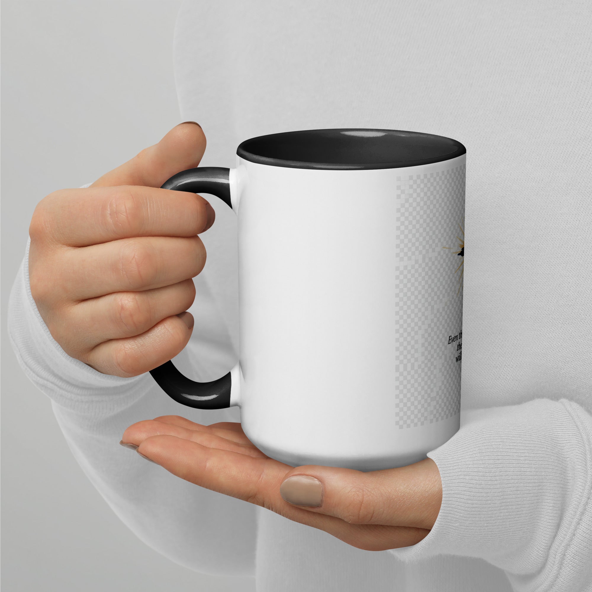 Psalm 23:4 Mug with Color Inside - ThatBoutqiueStore