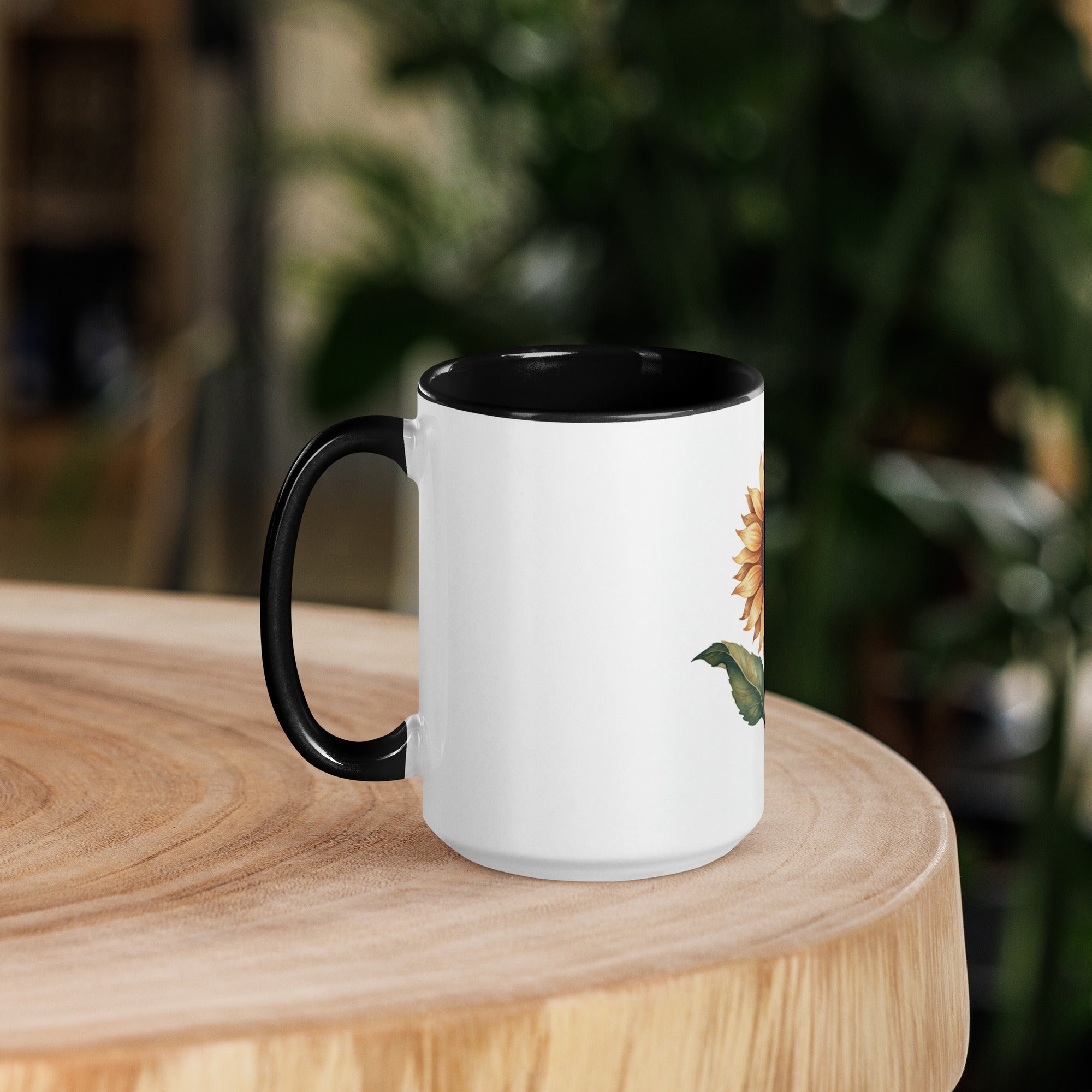 Sunflower Mug with Color Inside - ThatBoutqiueStore