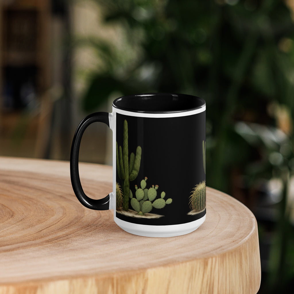 Cacti & Succulents Mug with Color Inside - ThatBoutqiueStore