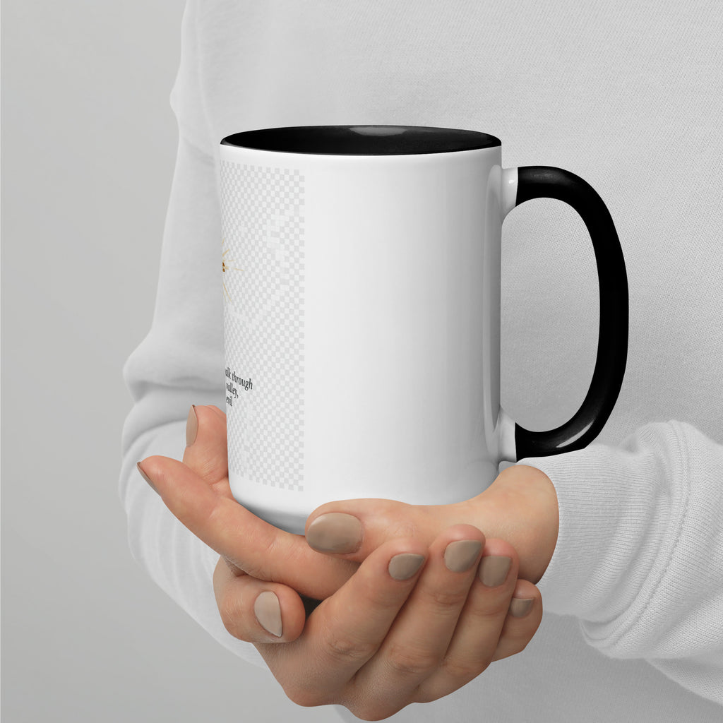 Psalm 23:4 Mug with Color Inside - ThatBoutqiueStore