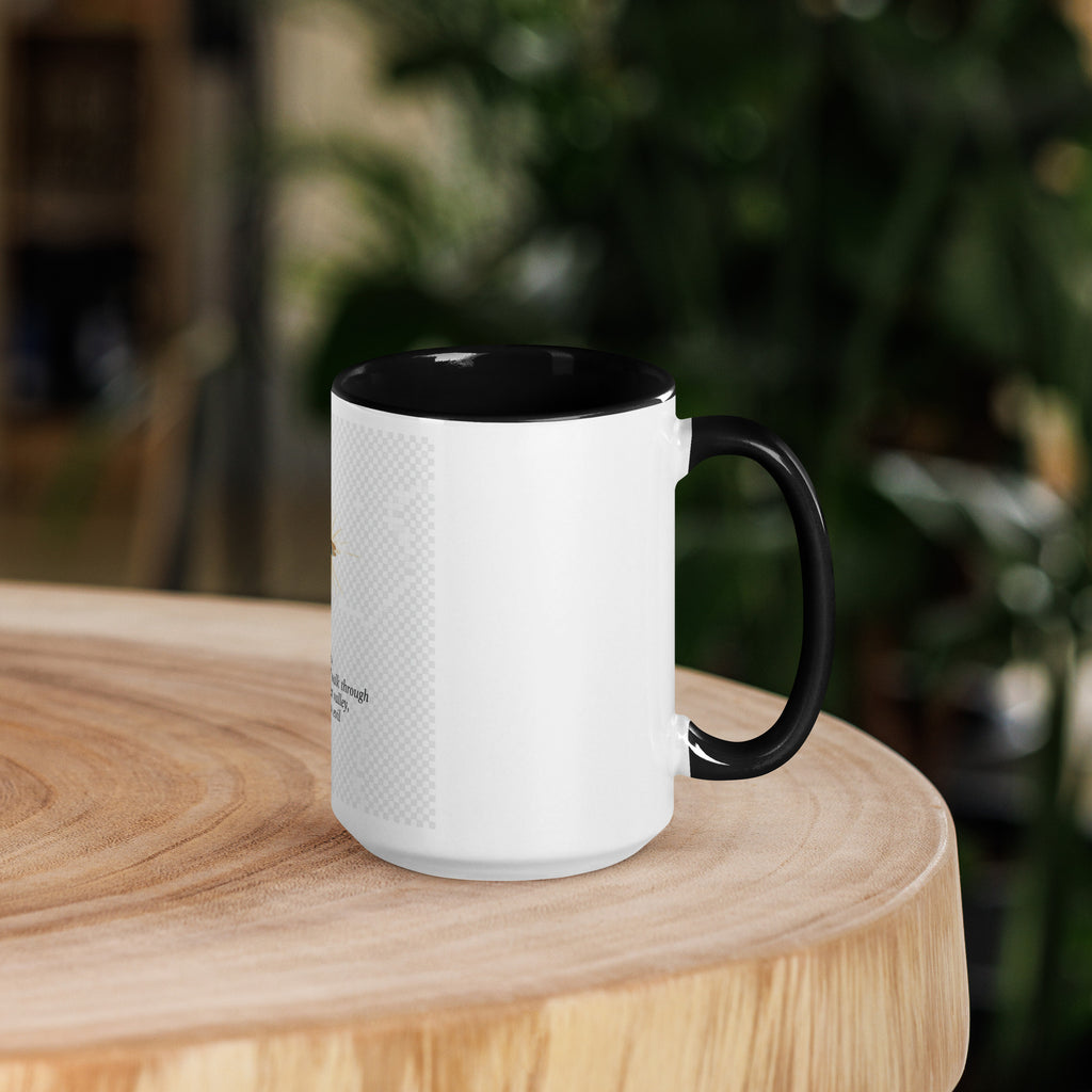Psalm 23:4 Mug with Color Inside - ThatBoutqiueStore