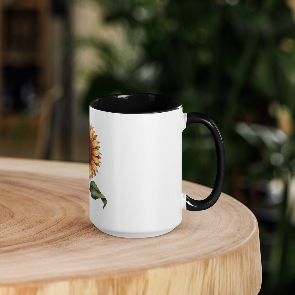 Sunflower Mug with Color Inside - ThatBoutqiueStore