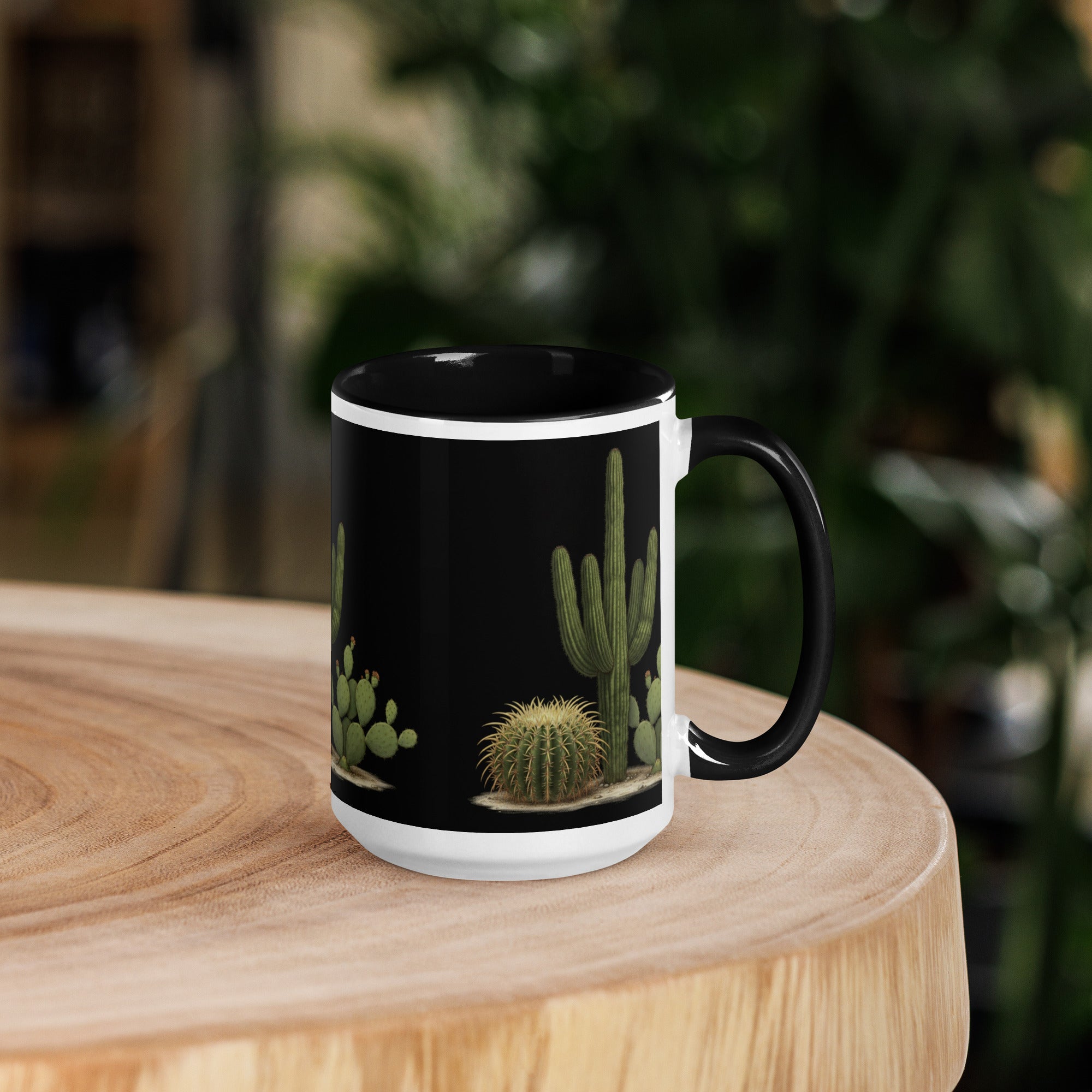 Cacti & Succulents Mug with Color Inside - ThatBoutqiueStore