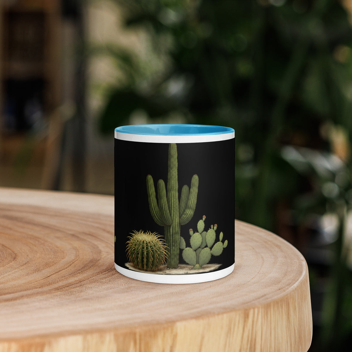 Cacti & Succulents Mug with Color Inside - ThatBoutqiueStore