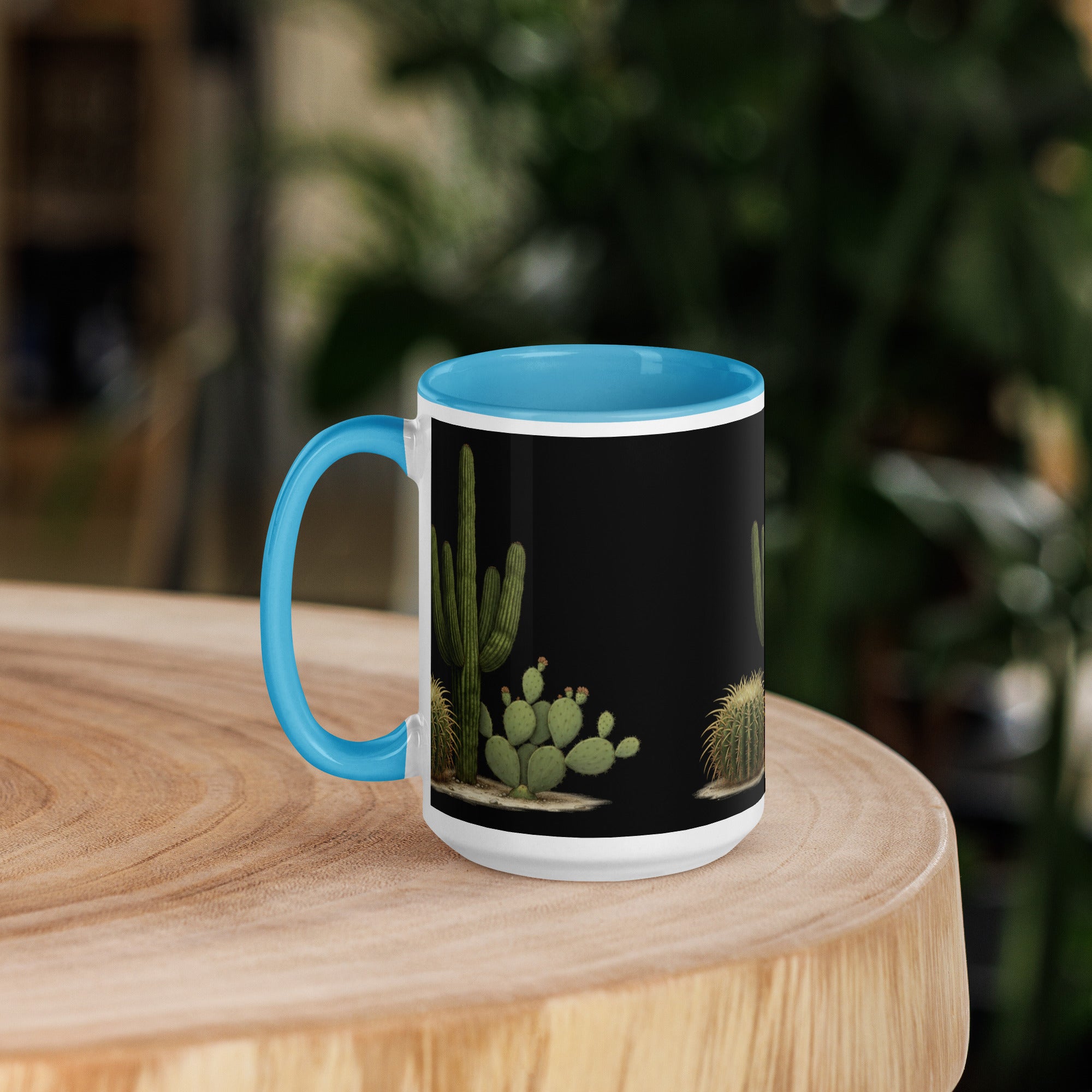 Cacti & Succulents Mug with Color Inside - ThatBoutqiueStore
