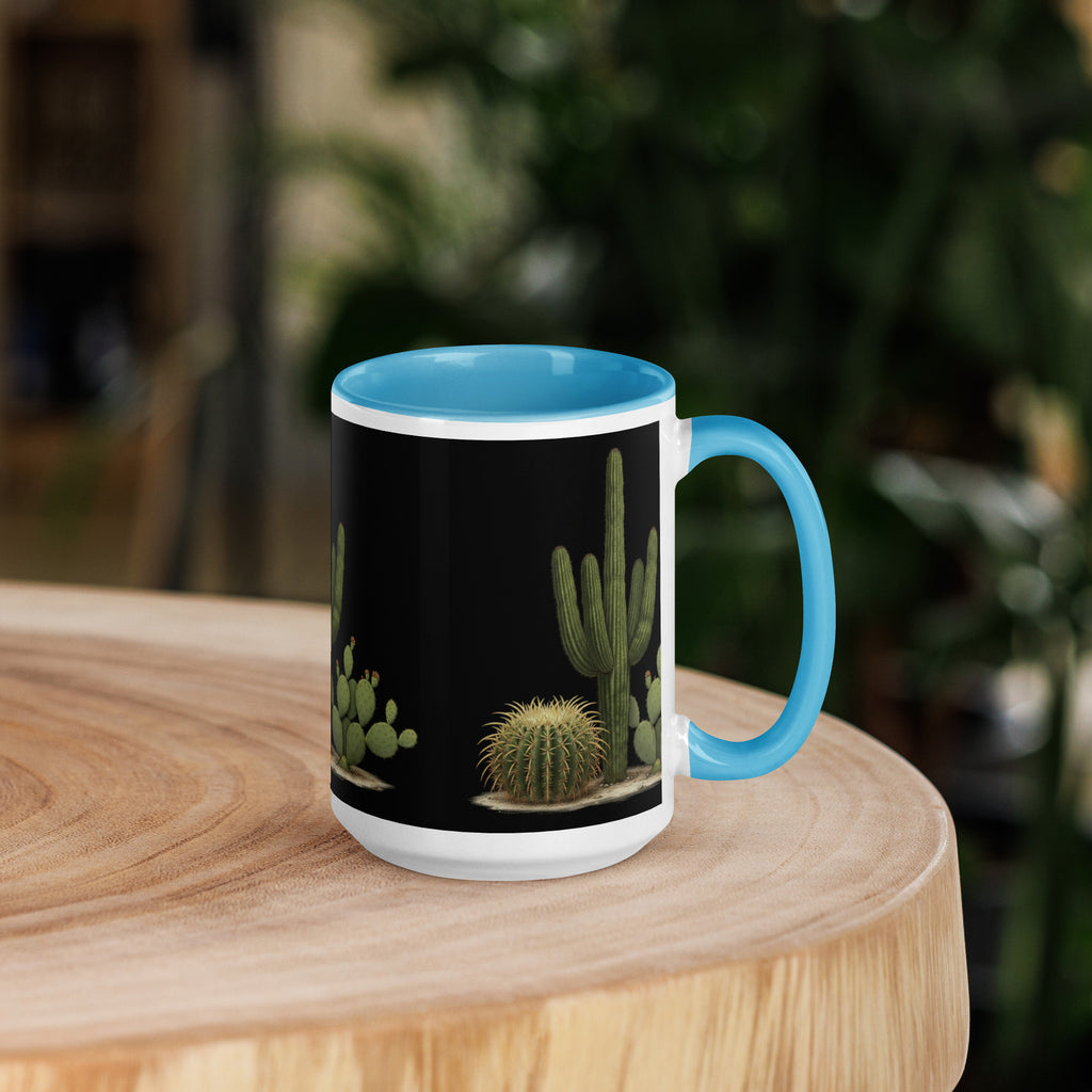 Cacti & Succulents Mug with Color Inside - ThatBoutqiueStore