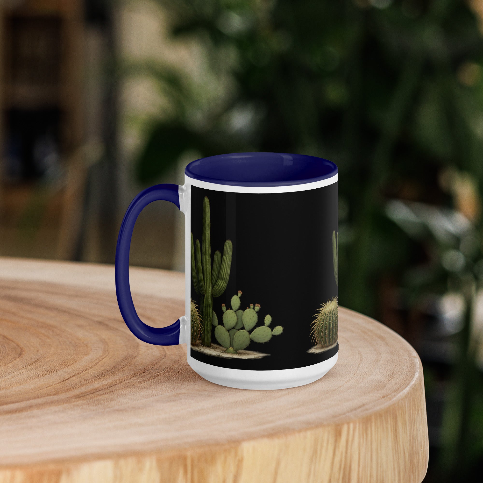 Cacti & Succulents Mug with Color Inside - ThatBoutqiueStore