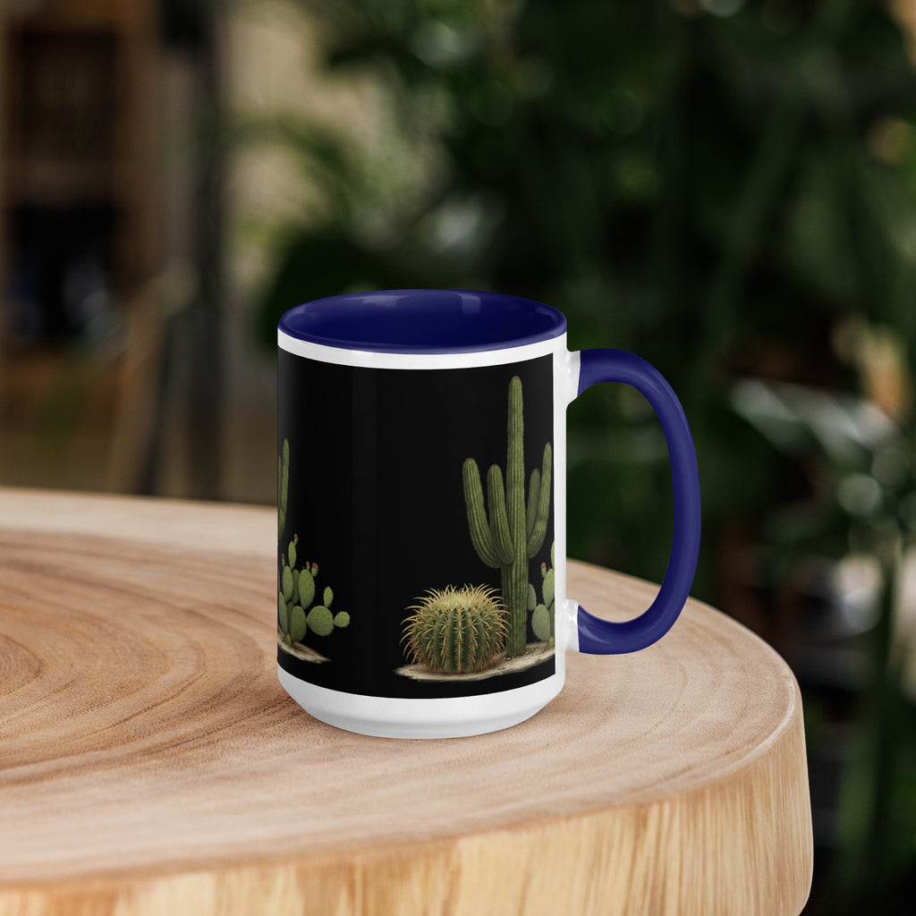 Cacti & Succulents Mug with Color Inside - ThatBoutqiueStore