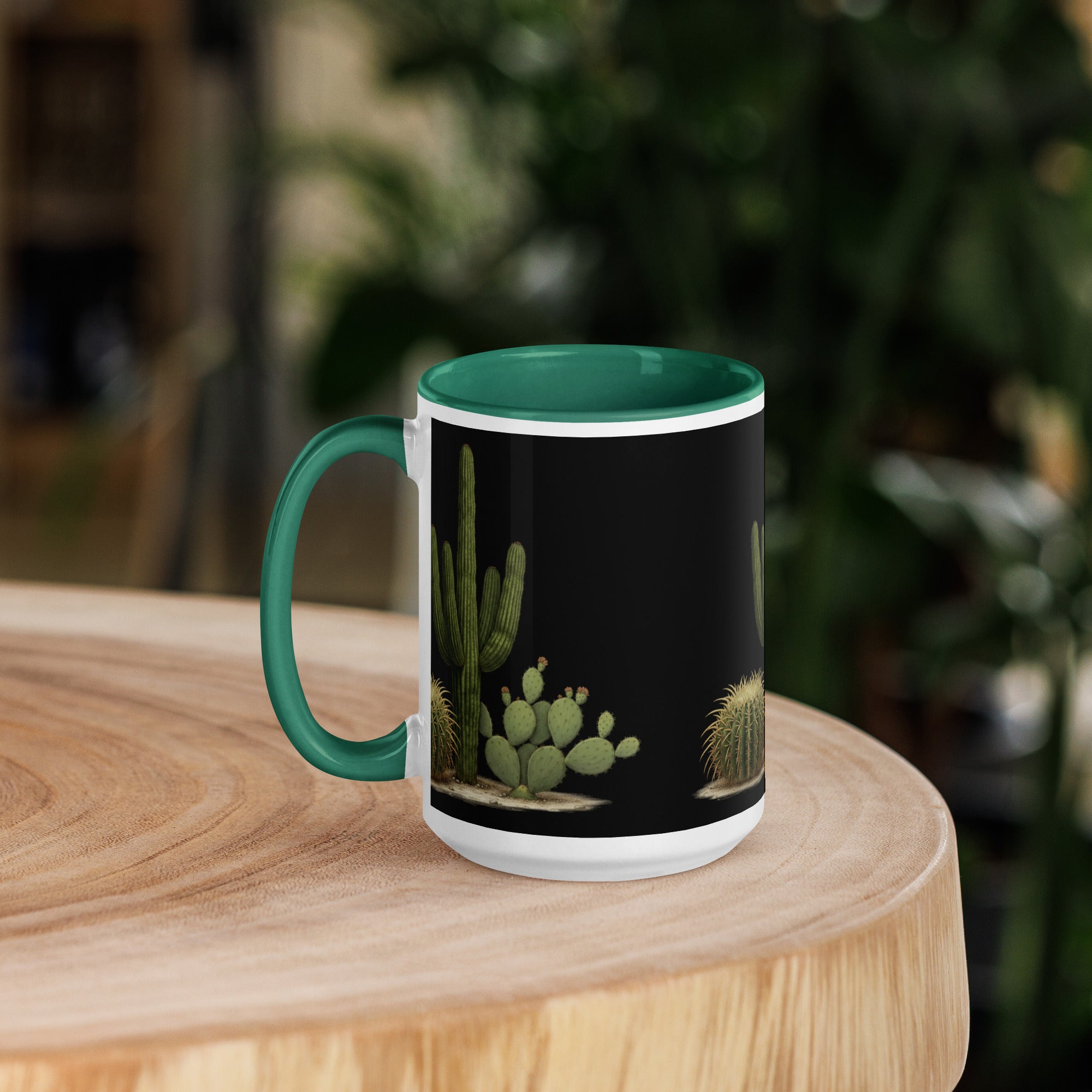 Cacti & Succulents Mug with Color Inside - ThatBoutqiueStore