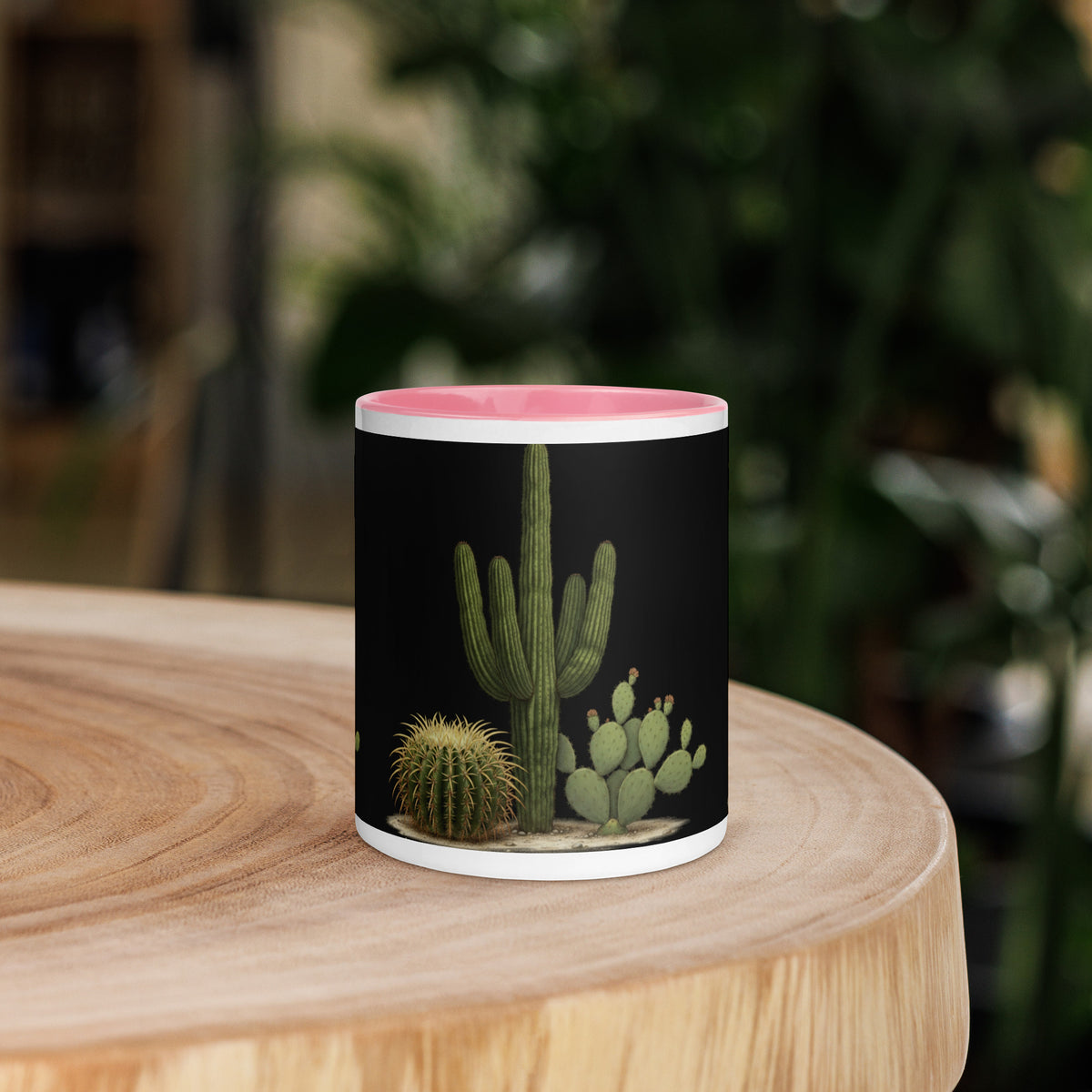 Cacti & Succulents Mug with Color Inside - ThatBoutqiueStore