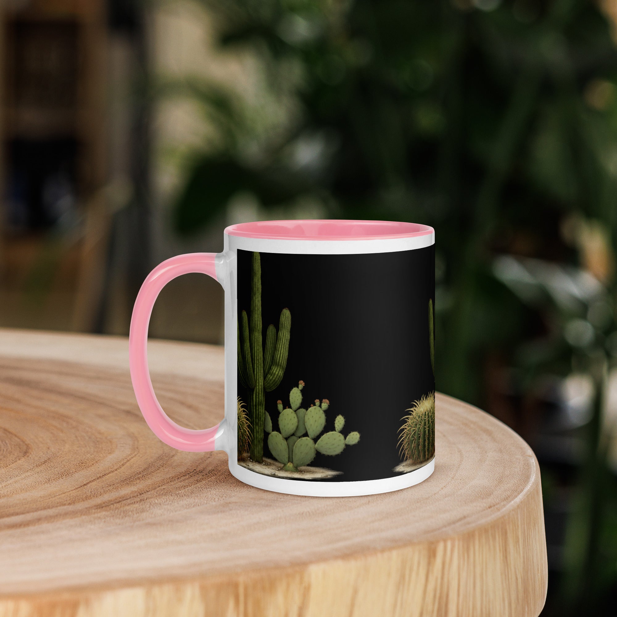 Cacti & Succulents Mug with Color Inside - ThatBoutqiueStore