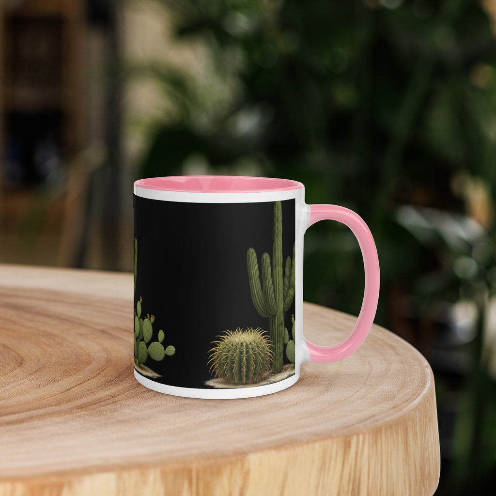 Cacti & Succulents Mug with Color Inside - ThatBoutqiueStore