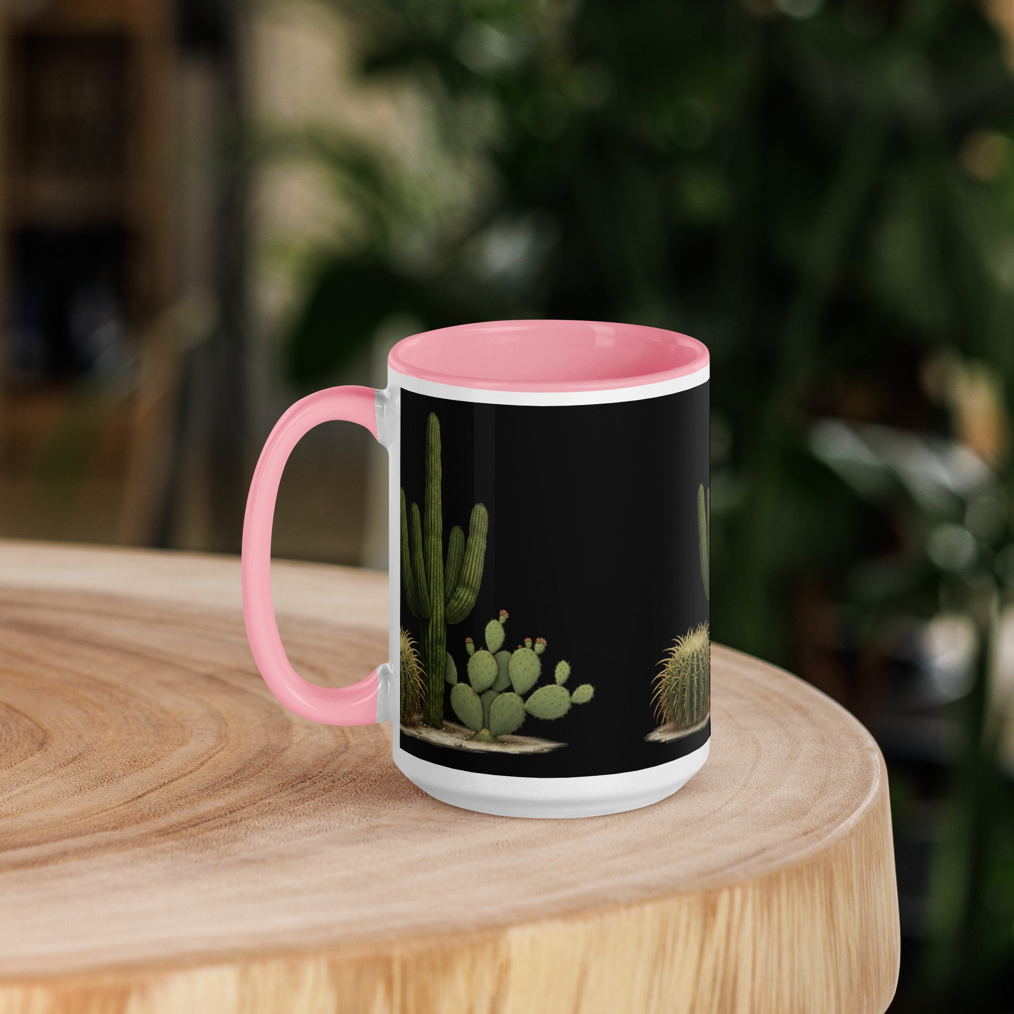 Cacti & Succulents Mug with Color Inside - ThatBoutqiueStore