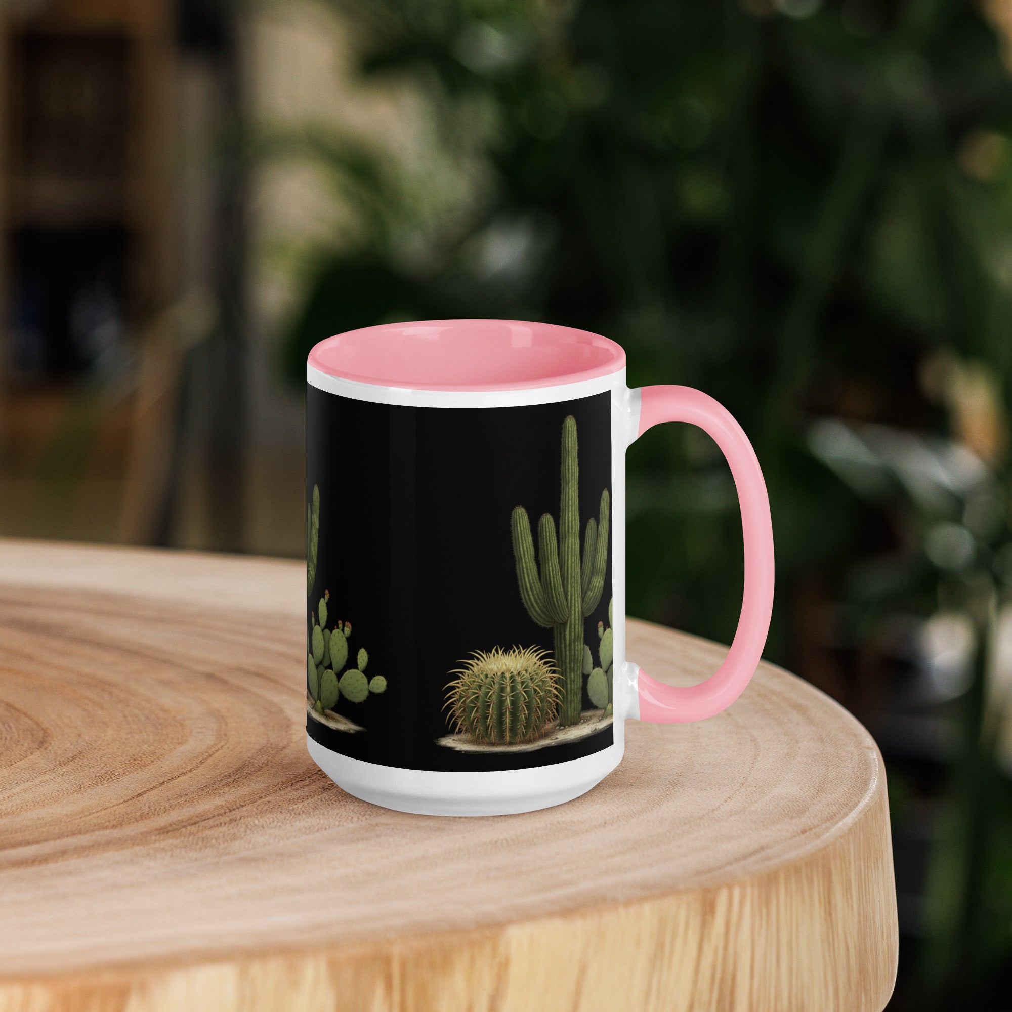 Cacti & Succulents Mug with Color Inside - ThatBoutqiueStore