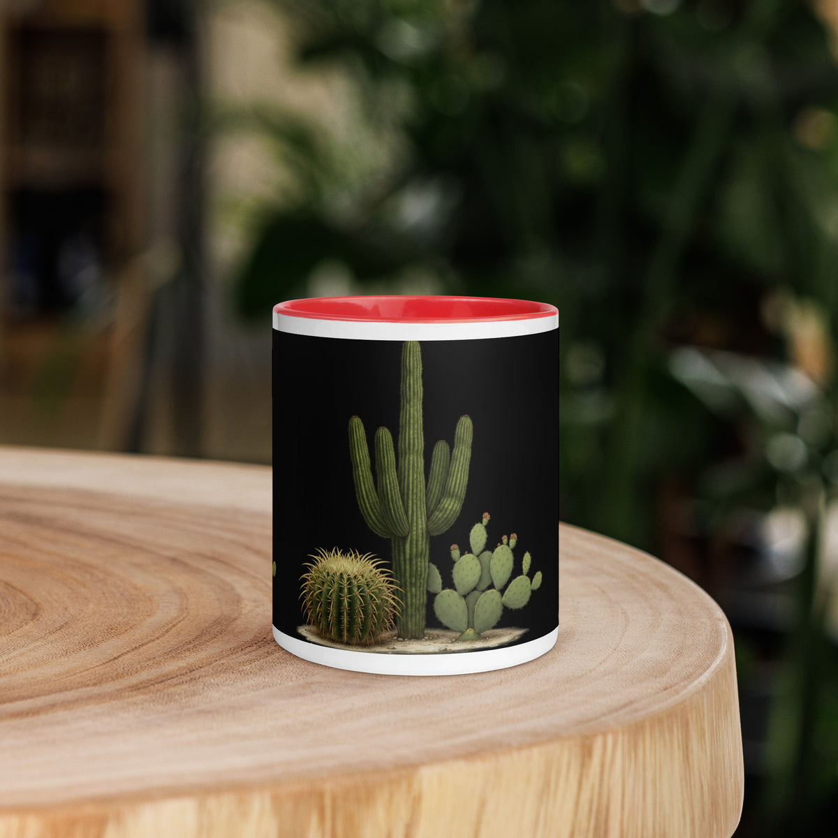 Cacti & Succulents Mug with Color Inside - ThatBoutqiueStore