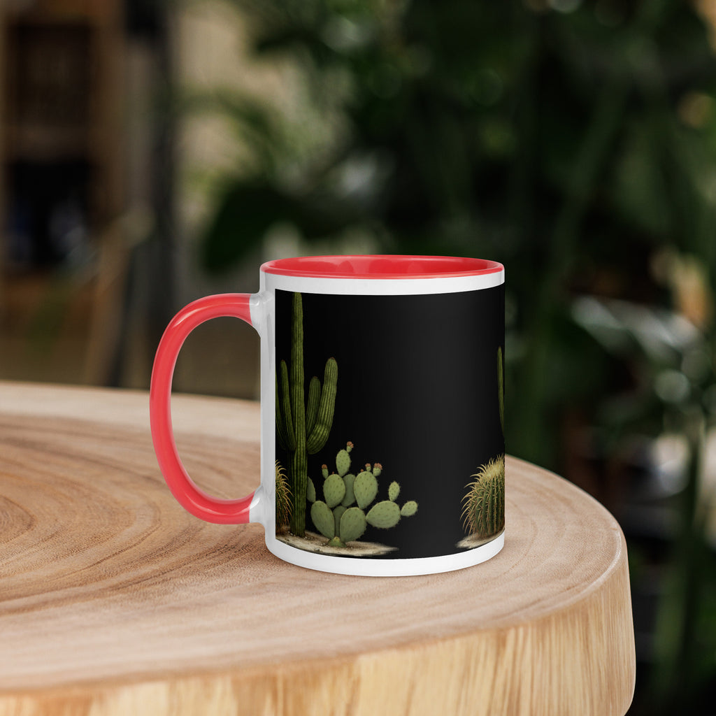 Cacti & Succulents Mug with Color Inside - ThatBoutqiueStore