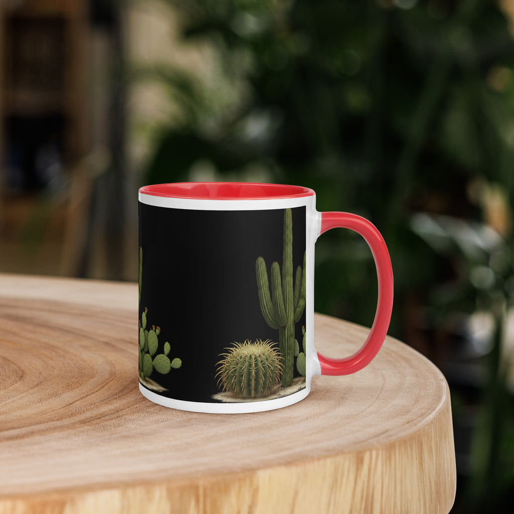 Cacti & Succulents Mug with Color Inside - ThatBoutqiueStore